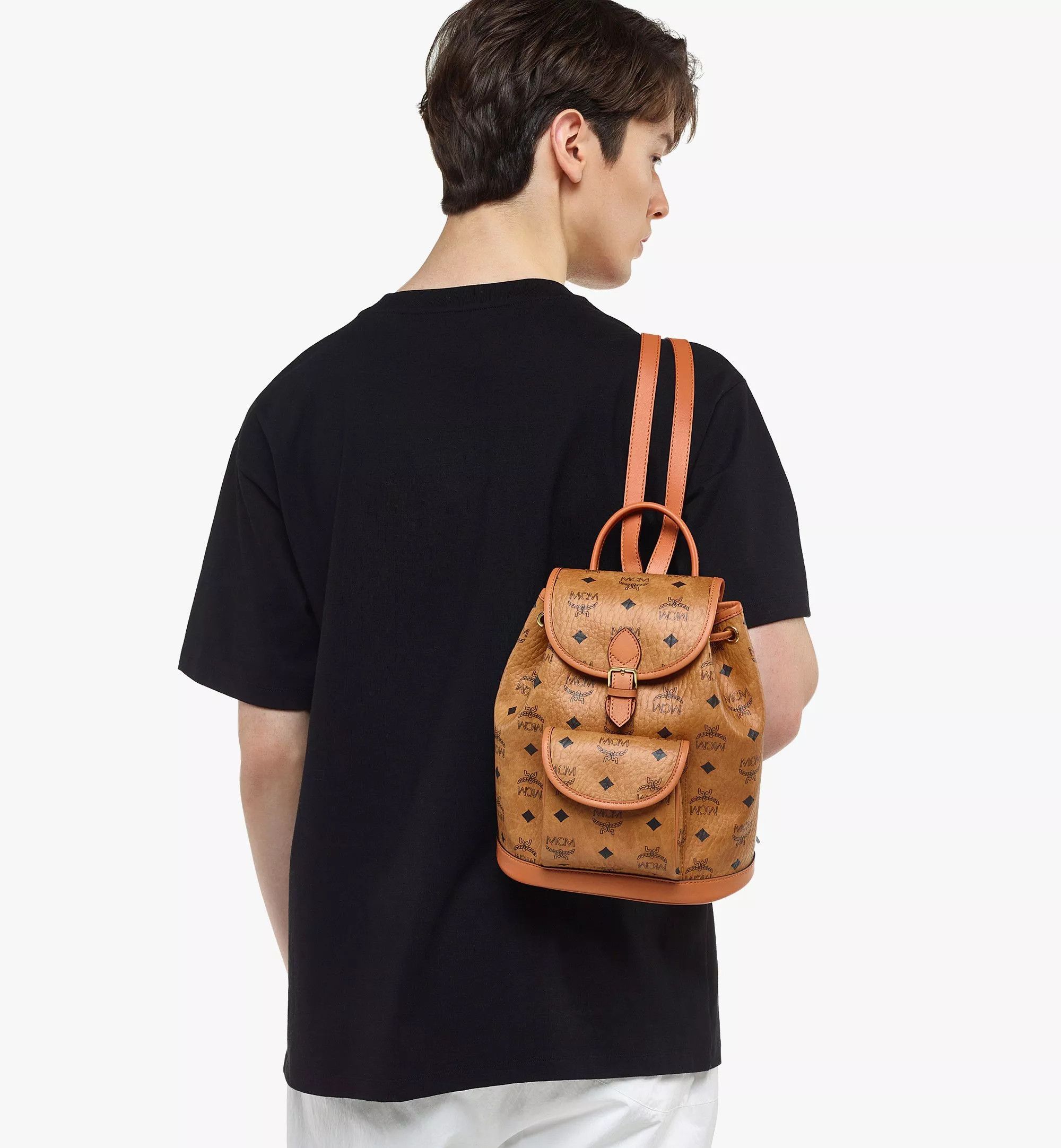 MCM o1mt1gz0725 Size: OS / Unisex Mini Backpack in Brown Size ONE SIZE - 8 Thumbnail