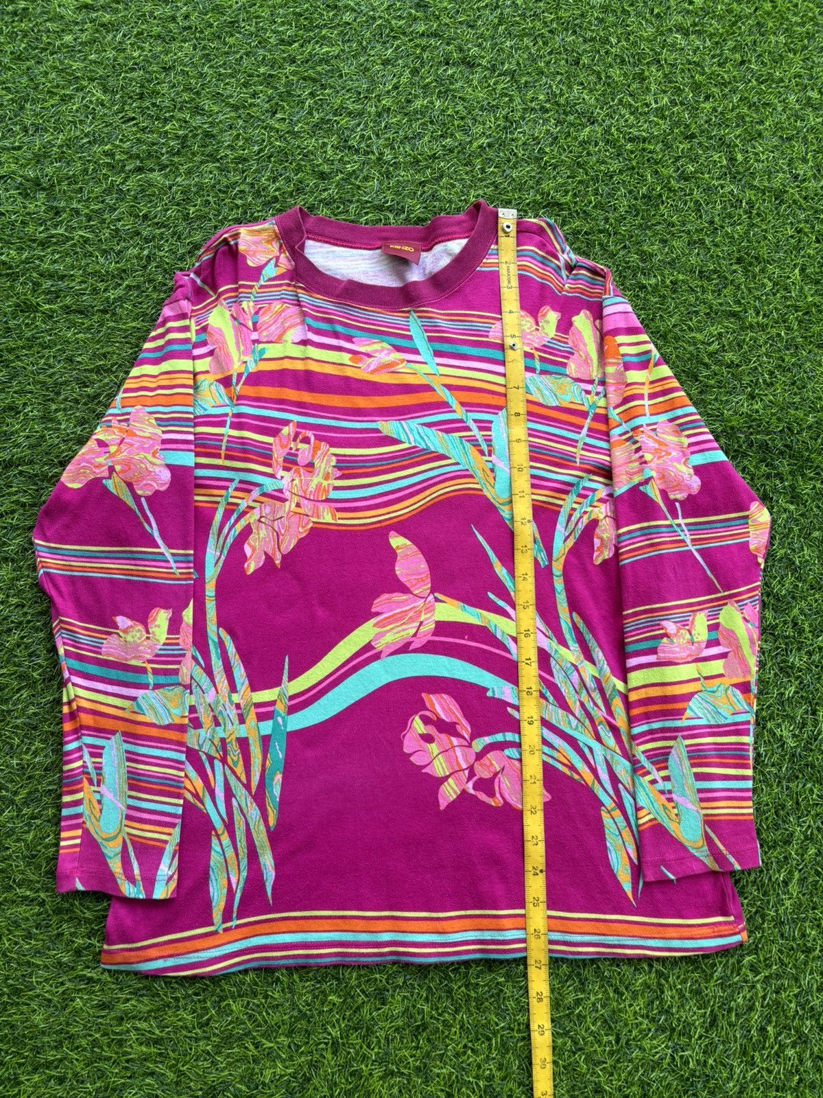 Kenzo Vtg Kenzo Art Floral Full Print Longsleeve Size M / US 6-8 / IT 42-44 - 10 Thumbnail