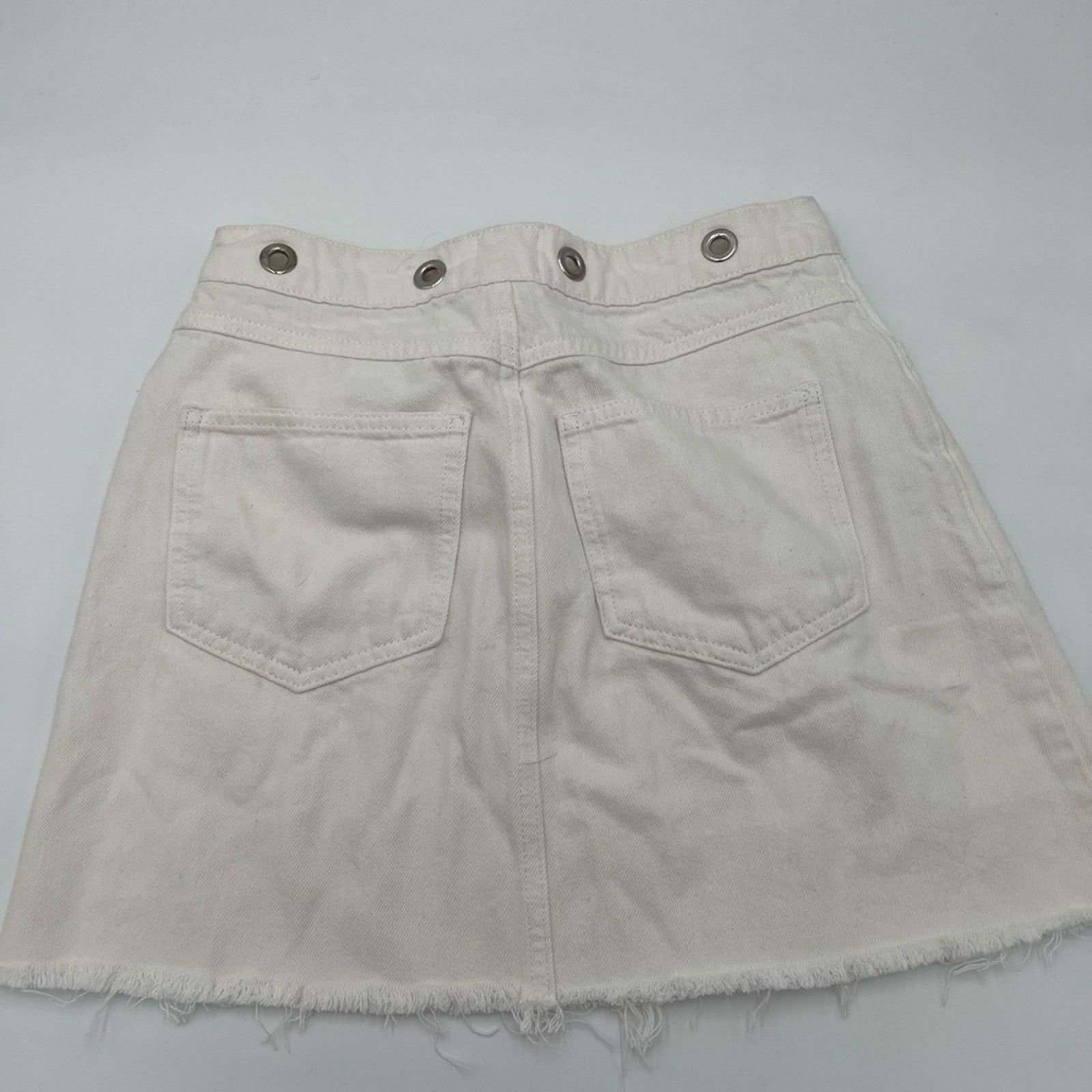 Urban Outfitters Urban Outfitter BDG White Denim Skirt Size S Size 28" / US 6 / IT 42 - 6 Thumbnail