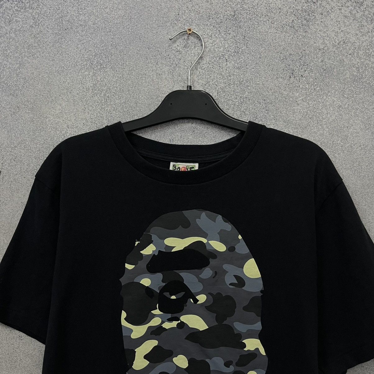 Bape Bape head big logo t shirt Size US M / EU 48-50 / 2 - 4 Thumbnail