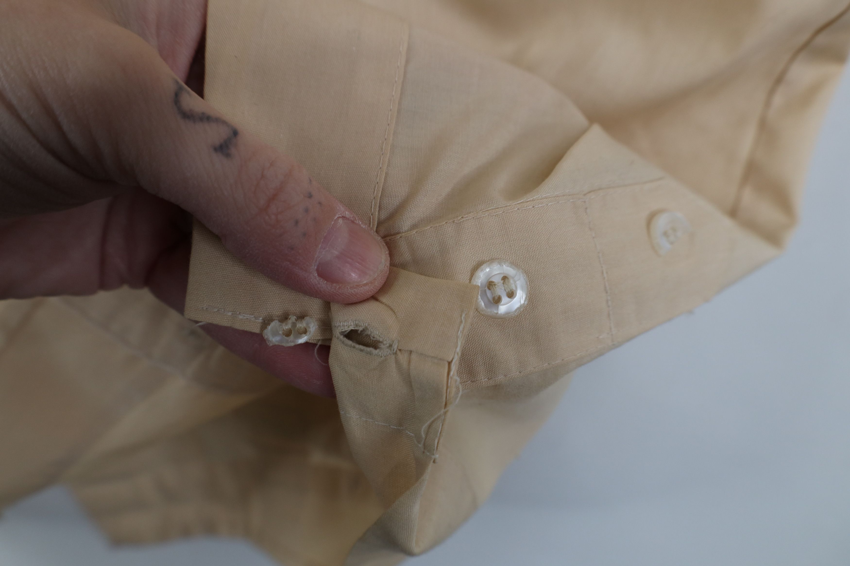 Vintage Vintage 60s 70s Rockabilly Guayabera Wedding Button Shirt Size US L / EU 52-54 / 3 - 9 Thumbnail
