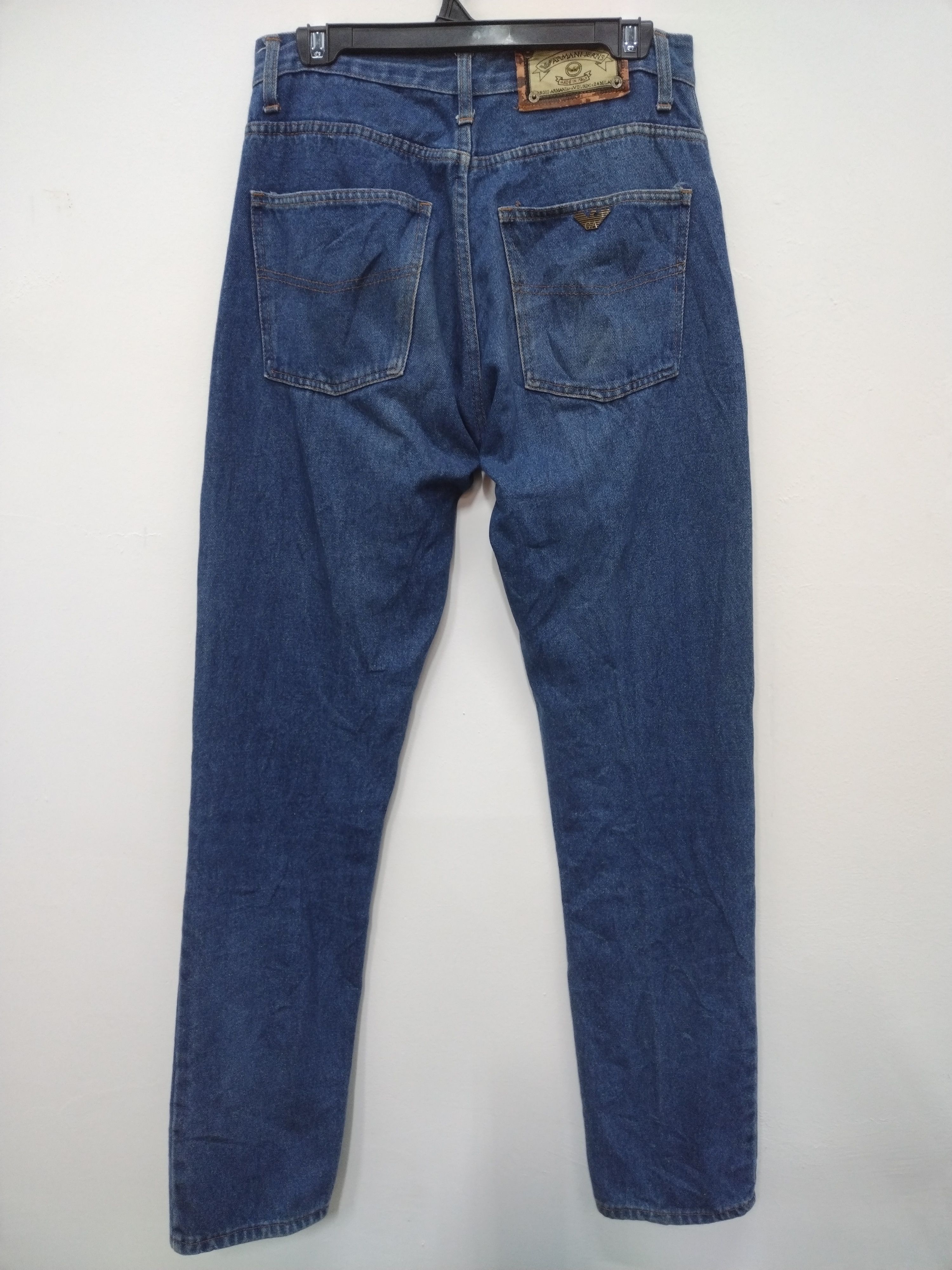 Giorgio Armani × If Six Was Nine × Vintage 💥 Vintage GA Armani Jeans sunfaded blue Jeans made in italy Size US 33 - 2 Thumbnail