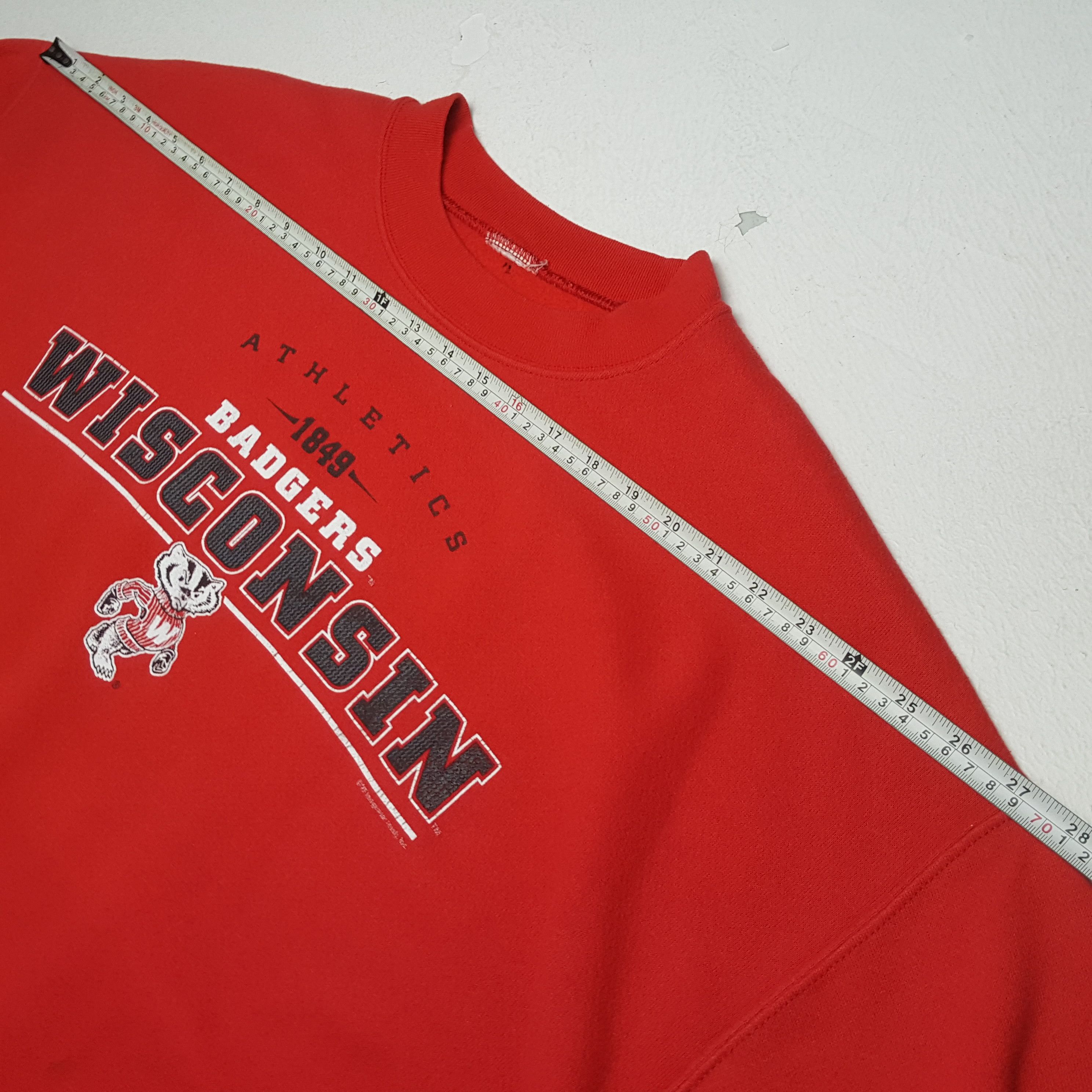 NFL × Vintage Vintage BADGERS WISCONSIN NFL American Football Sweatshirts Size US XXL / EU 58 / 5 - 4 Thumbnail