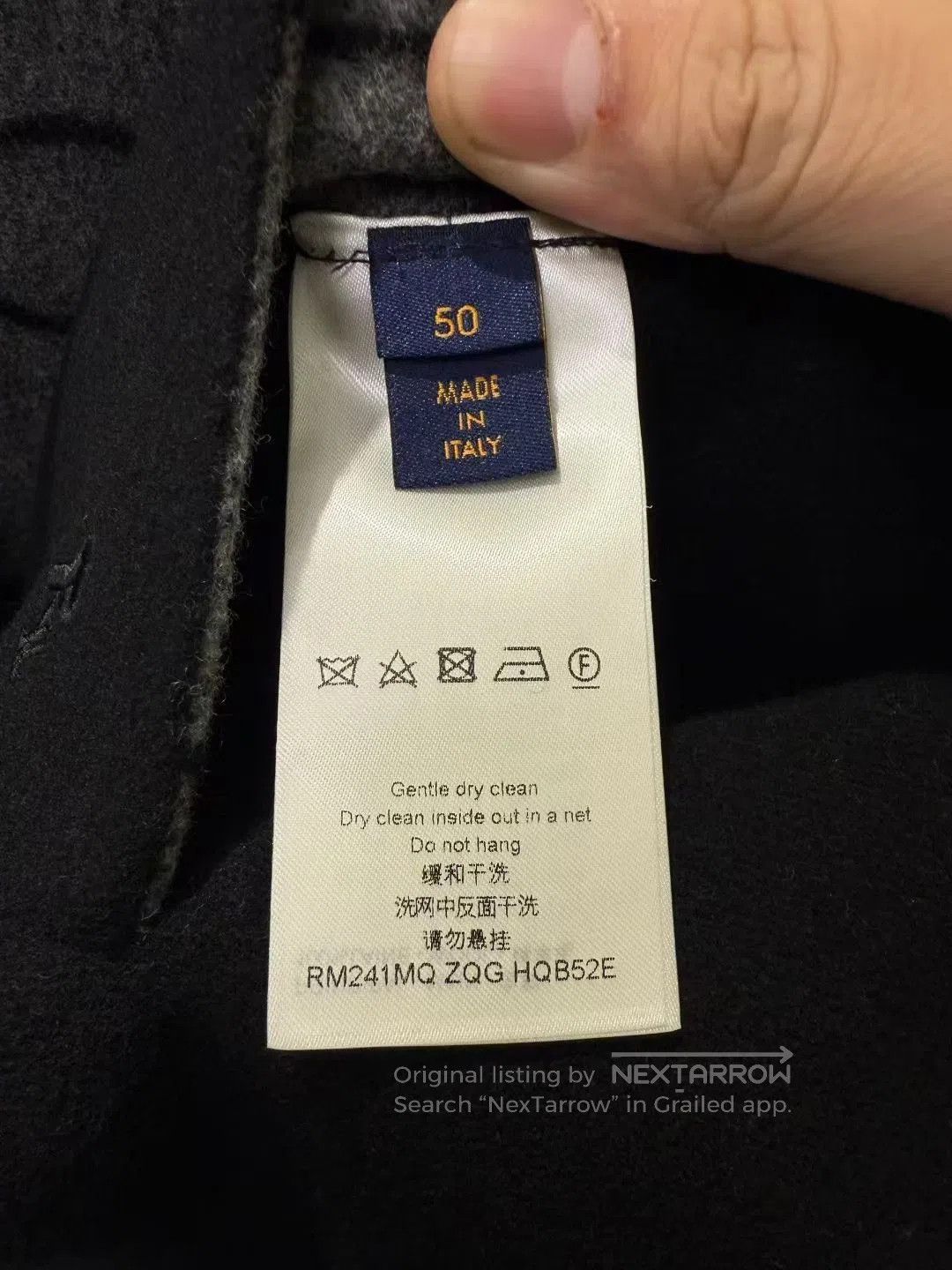 Louis Vuitton Louis Vuitton Black Cashmere Logo Coat. Size US M / EU 48-50 / 2 - 5 Thumbnail