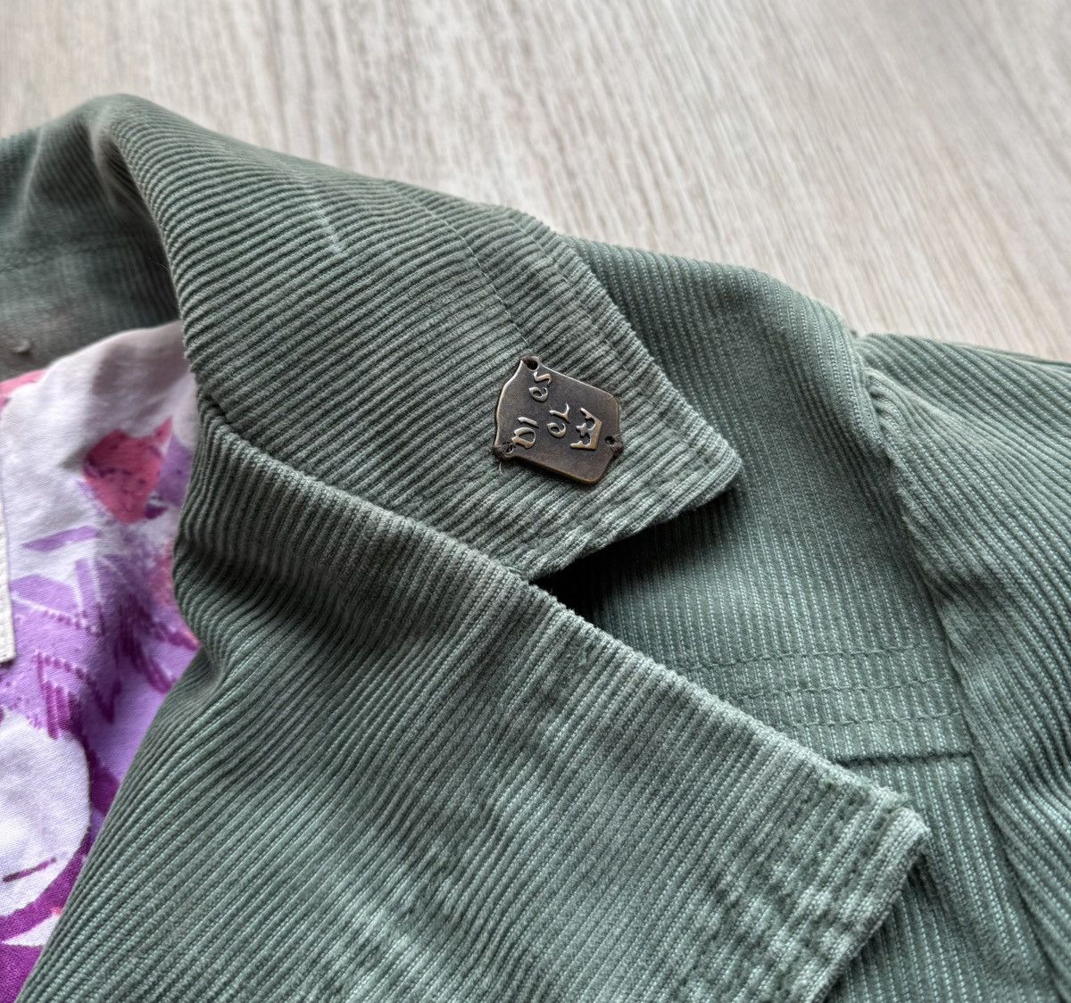 Diesel Vintage Diesel Green Velvet Double Blazer Jacket Size L / US 10 / IT 46 - 9 Thumbnail