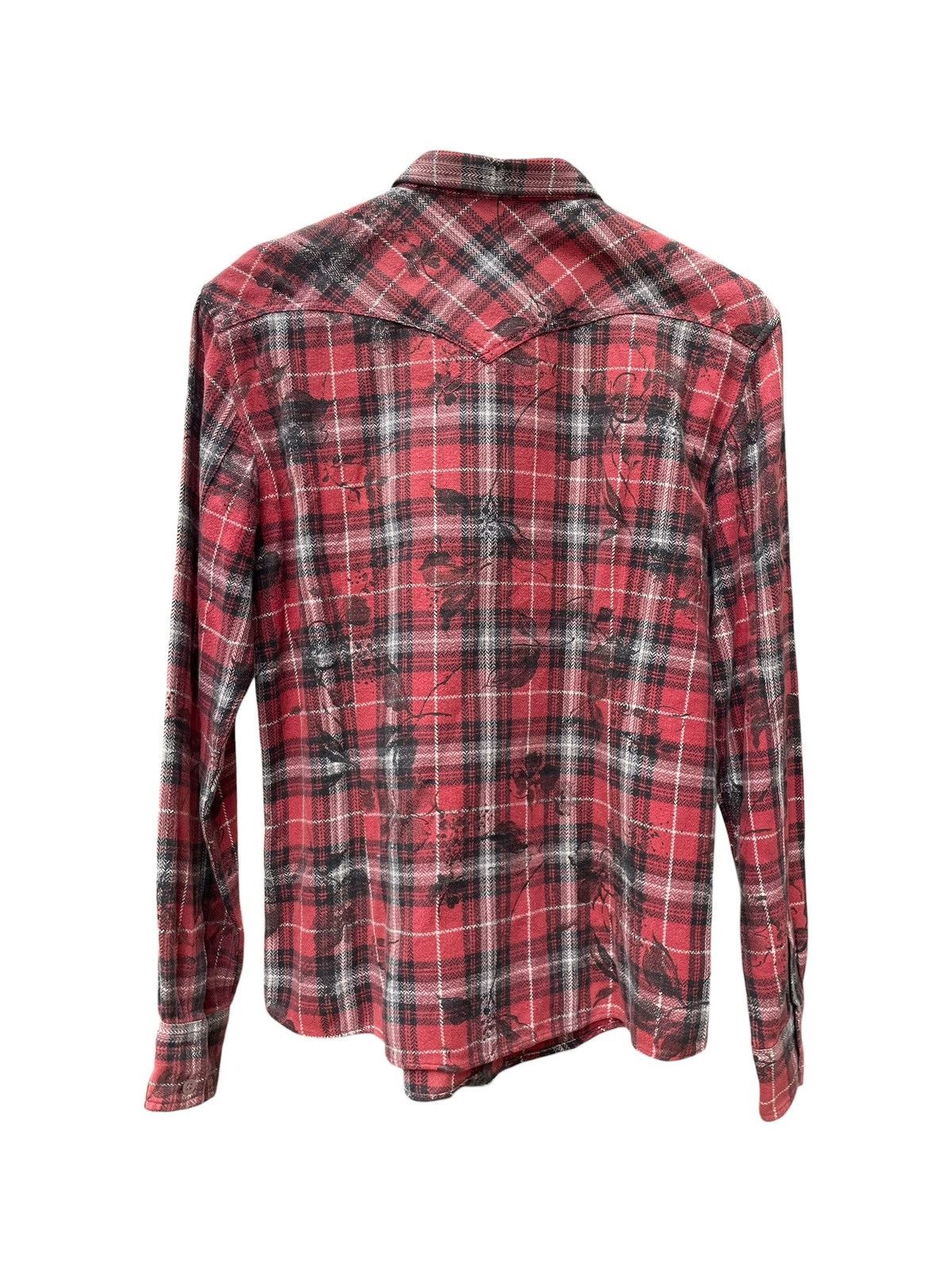 Tornado Mart Tornado Mart Flower Printed Button Up Shirt Size M / US 6-8 / IT 42-44 - 3 Thumbnail