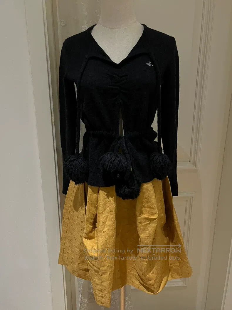 Vivienne Westwood Vivienne Westwood Wool Design Knit Top with Fuzzy Balls Size M / US 6-8 / IT 42-44 - 3 Thumbnail