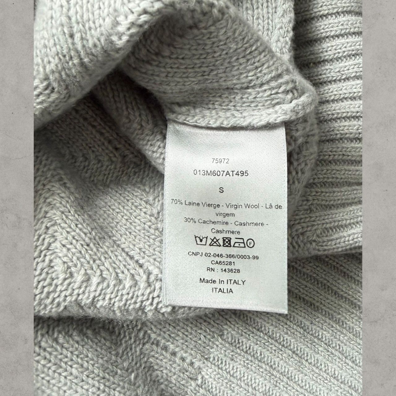 Dior SS20 Kim Jones Dior Cashmere Knit Turtleneck Sz S Size US S / EU 44-46 / 1 - 4 Thumbnail