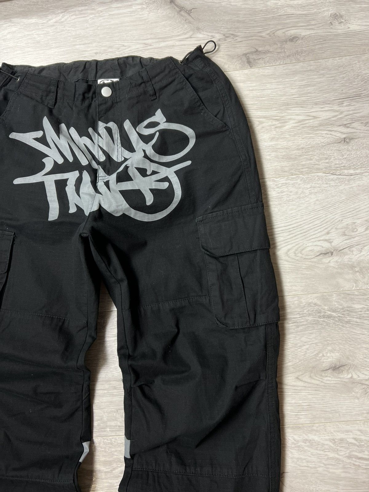 Other Rare Minus Two Cargo Parachute Pants Big Logo Size S Size US 31 - 7 Thumbnail