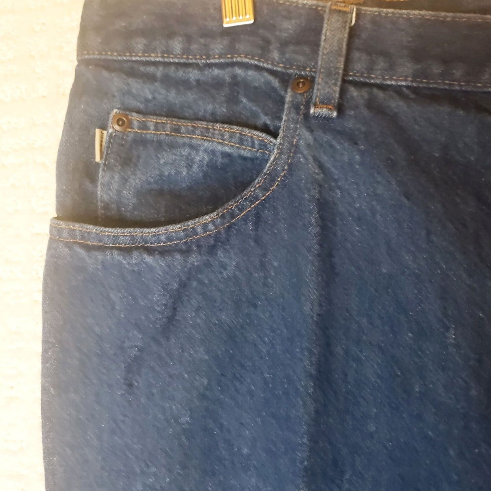 Vintage L.L. Bean Classic Fit Jeans Mens 40x29 Denim Blue 5-Pocket Zip Mid Rise 100% Cotton Jeans Size US 40 / EU 56 - 7 Thumbnail