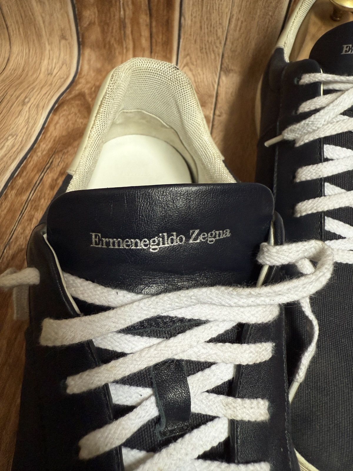 Ermenegildo Zegna Vittorio canvas sneakers Size US 8.5 / EU 41-42 - 8 Thumbnail