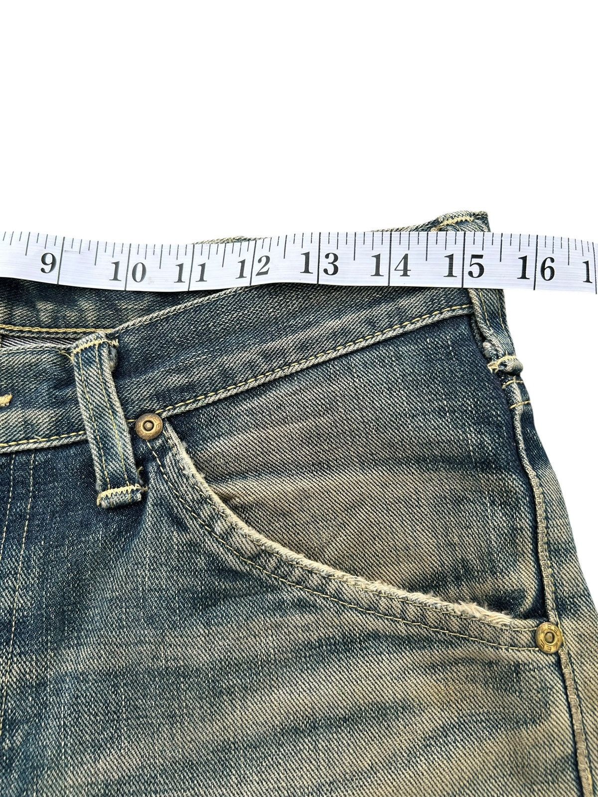 Kapital Rusty Flare Vintage Lee Distressed Denim Jeans Size US 31 - 20 Thumbnail