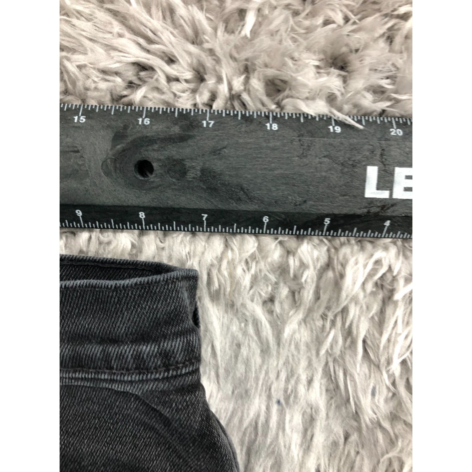Lands' End Lands' End Jeans 38 Mens Straight 5-Pocket Denim Dark Wash Black Mid Rise Regular Fit Size US 38 / EU 54 - 2 Thumbnail