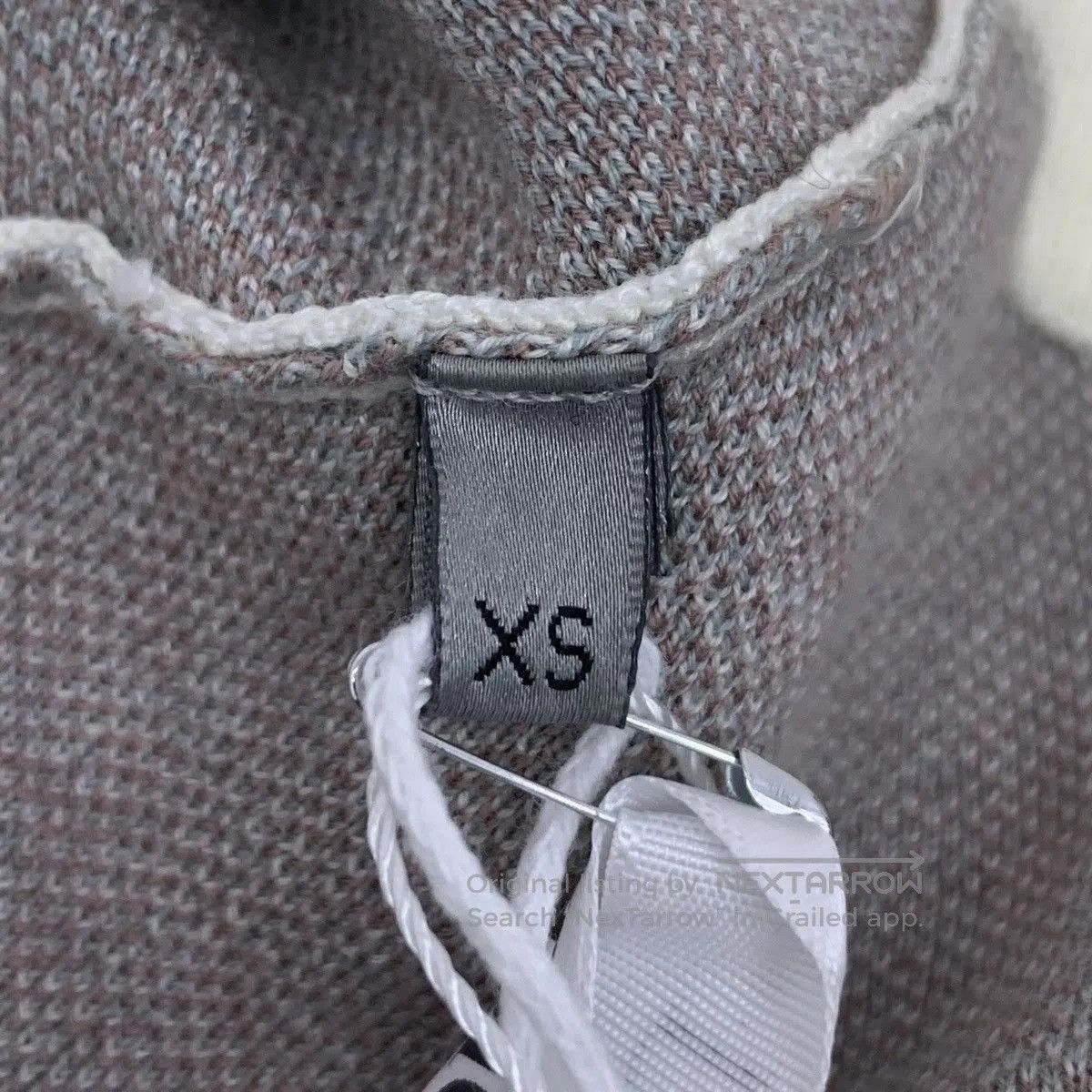 Dior Gray Patterned Short Sleeve Polo Top XS. Size US XS / EU 42 / 0 - 6 Thumbnail