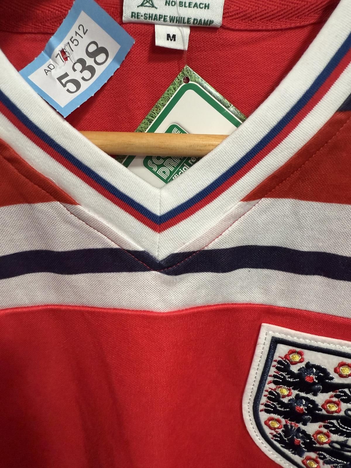Umbro Vintage England Football Jersey Red Size M Size US M / EU 48-50 / 2 - 2 Thumbnail