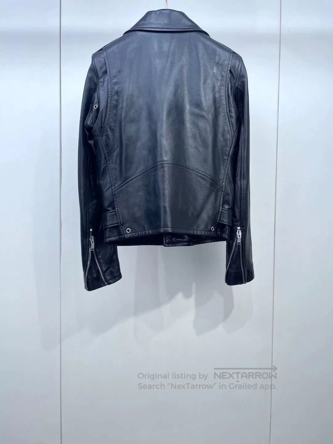Saint Laurent Paris YSL Saint Laurent Black Biker Jacket. Size XS / US 0-2 / IT 36-38 - 2 Thumbnail