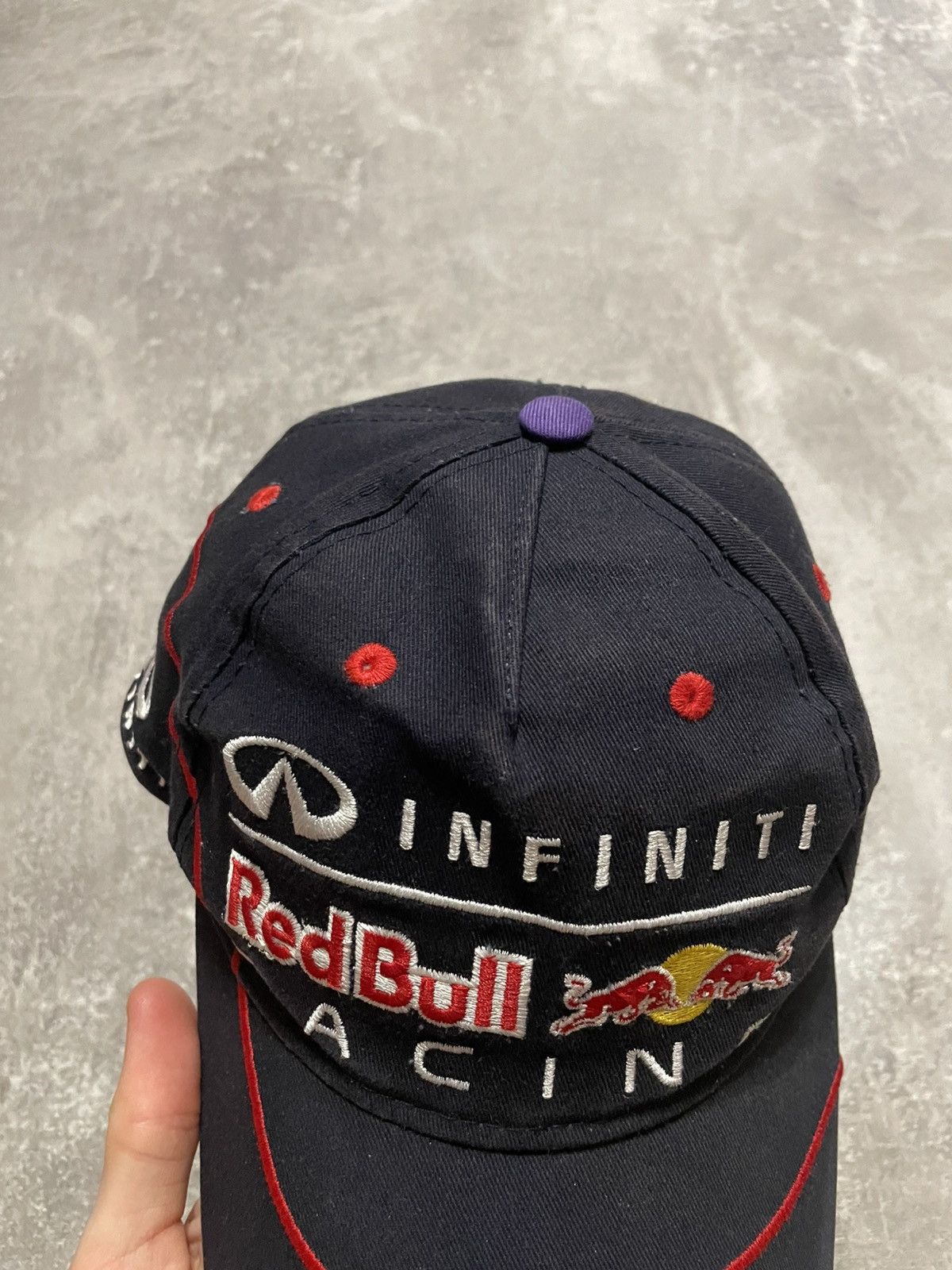 Red Bull × Vintage Vintage Infiniti Red Bull Racing Cap Hat Size ONE SIZE - 4 Thumbnail