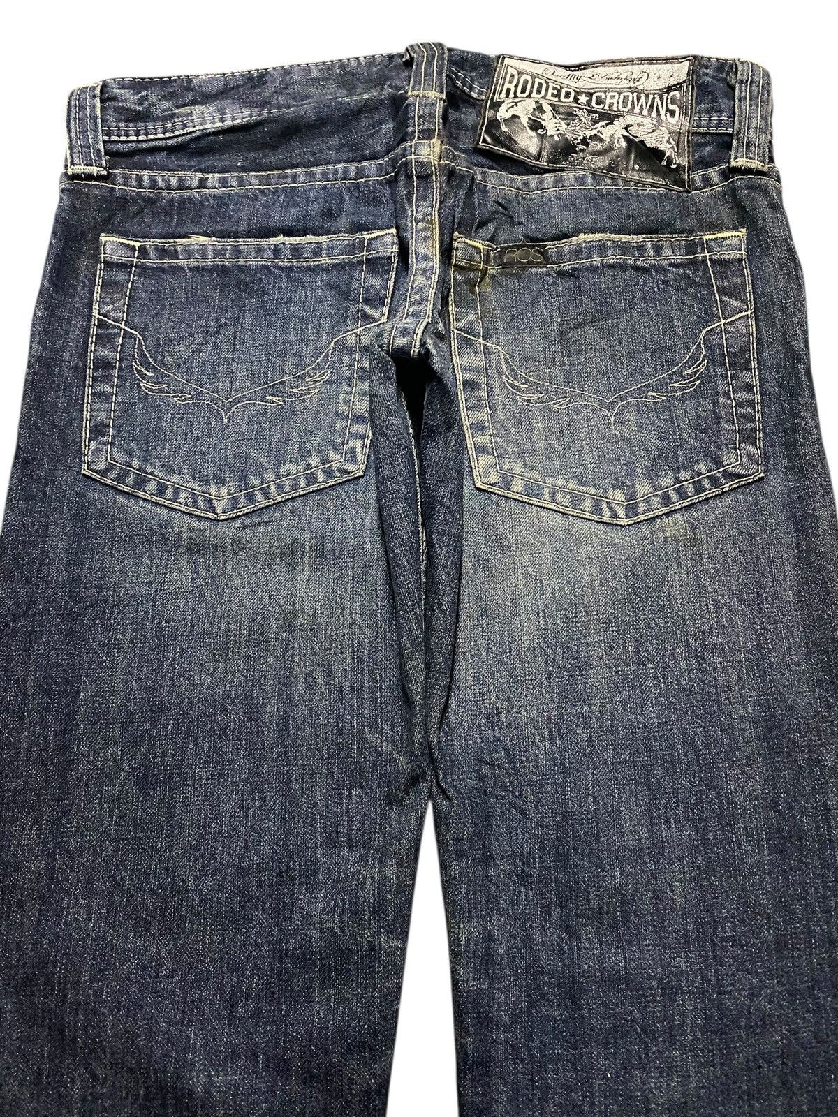 Visvim Japanese Brand Rodeo Crown Mud Wash Straight Fit Jeans Size US 32 / EU 48 - 4 Thumbnail
