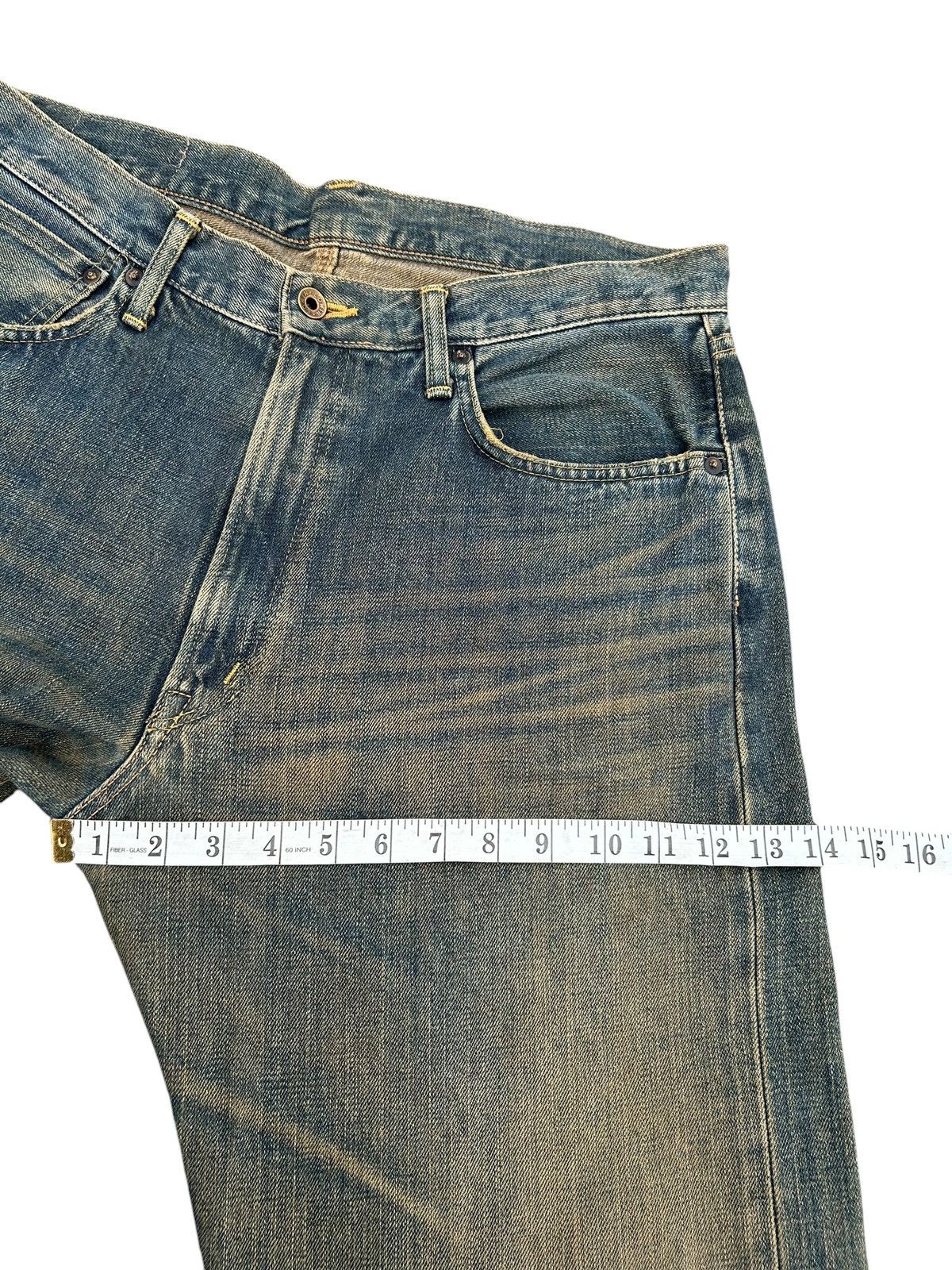 Kapital Vintage Edwin 505 Selvedge Rusty Distressed Denim Jeans Size US 34 / EU 50 - 14 Thumbnail