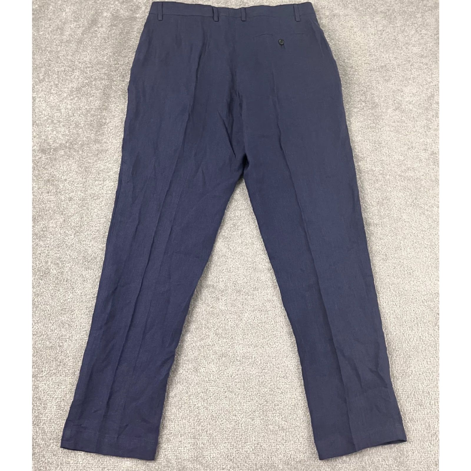 Sunspel VINTAGE Sunspel Men's Pants 36 x 32 Linen Chino Slacks Casual Classic Portugal Size US 36 / EU 52 - 7 Thumbnail