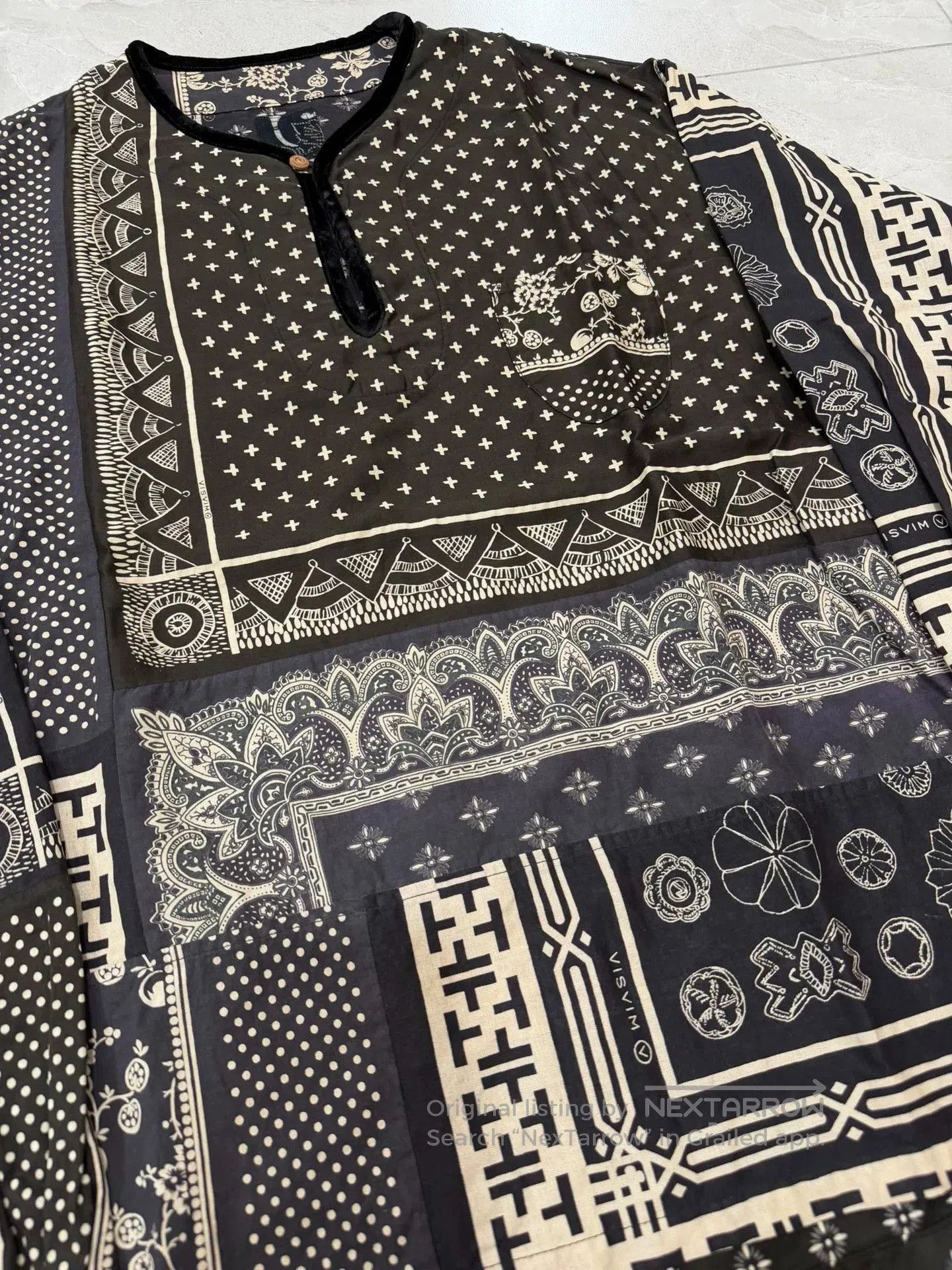 Visvim VISVIM 19SS ICT TUNIC P.O. Black Paisley. Size US M / EU 48-50 / 2 - 4 Thumbnail