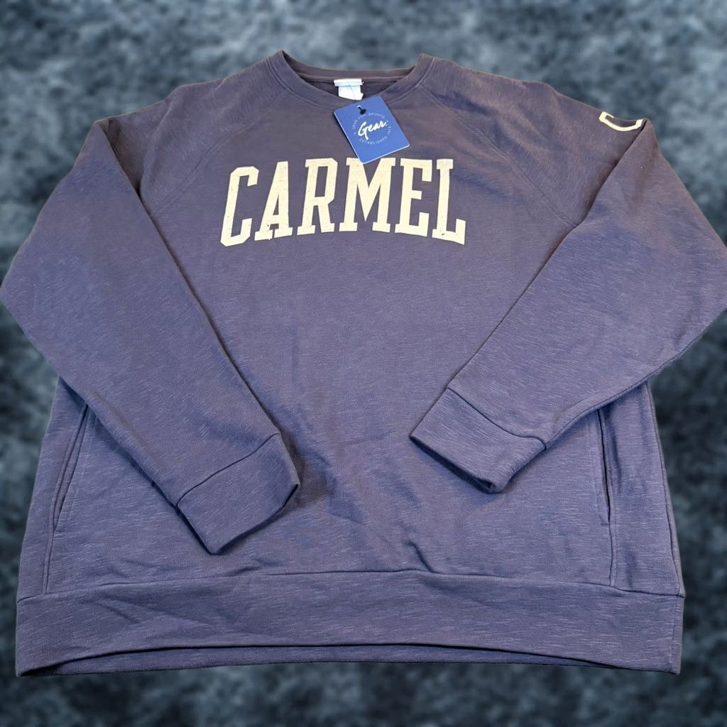 Vintage Gear For Sports Blue Crewneck Sweatshirt Mens L NWT Collegiate Pockets Graphic Print Vintage? No (adjusted) Size US L / EU 52-54 / 3 - 1 Thumbnail
