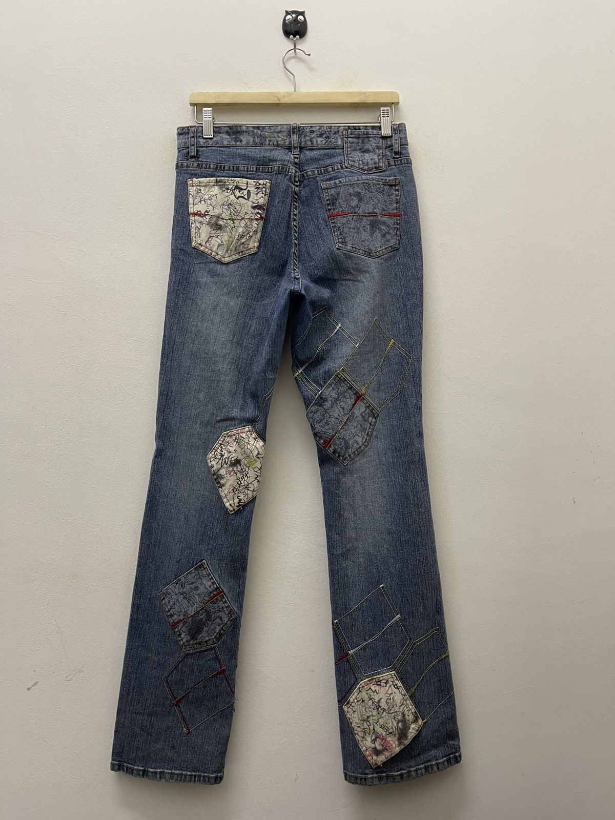 Japanese Brand Rare Vintage ROMABLUE Multi-Pockets Flare Bootcut Fancy Size US 29 - 13 Thumbnail