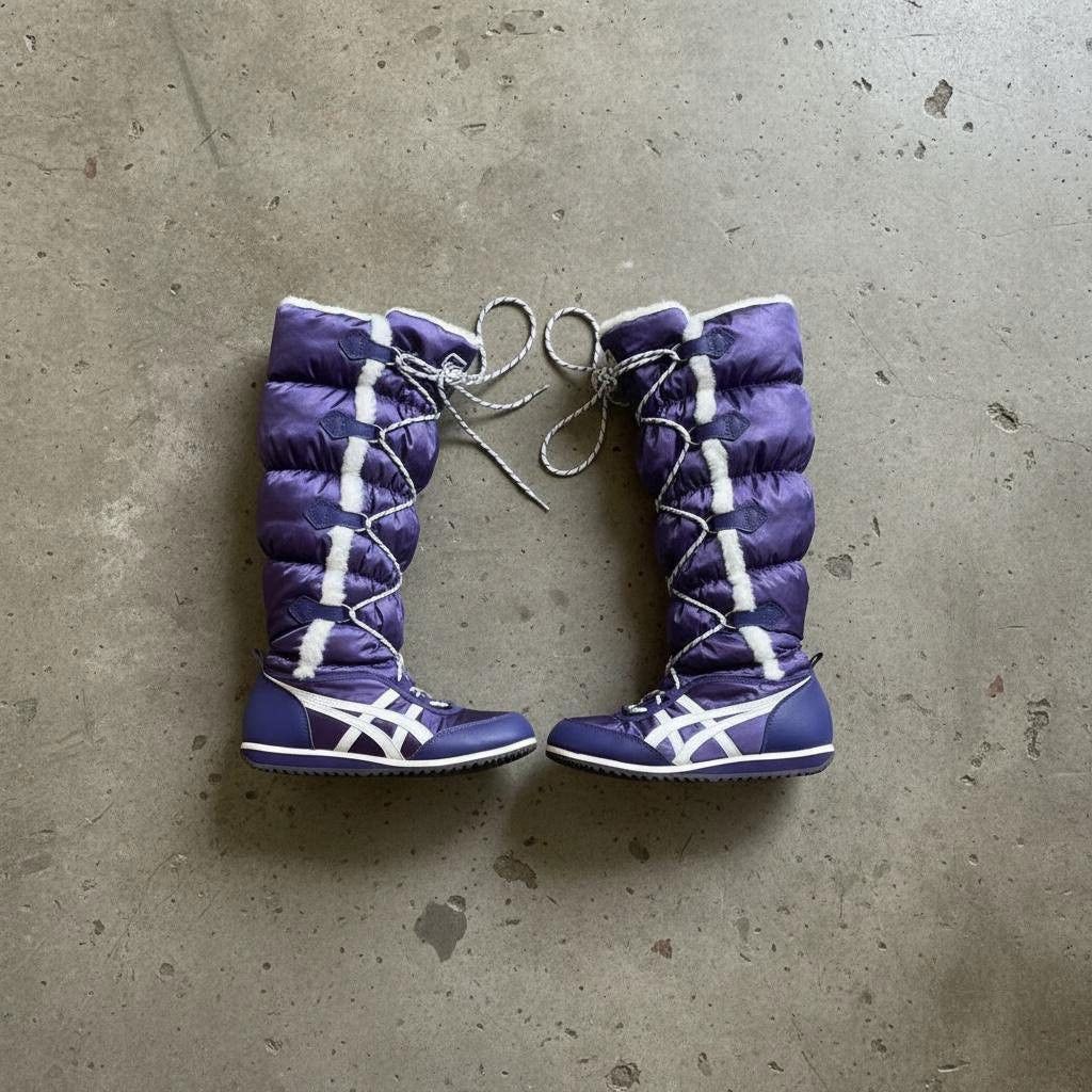 Onitsuka Tiger Onitsuka Tiger High Knee Bubble Flats Women's Sneakers Vinta Size US 6.5 / IT 36.5 - 3 Thumbnail