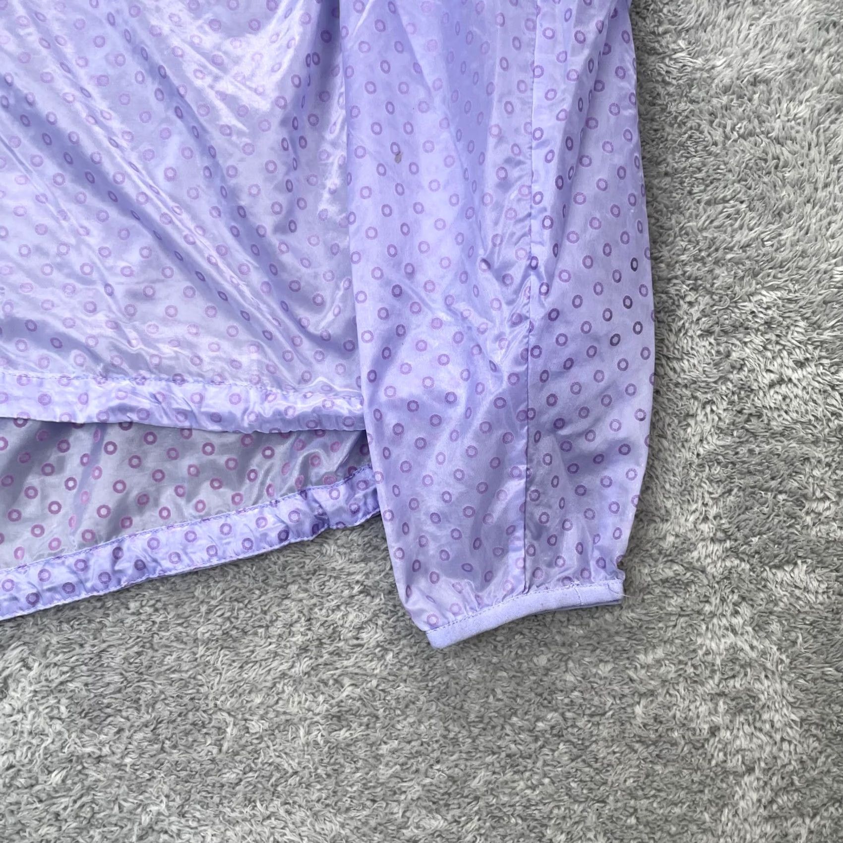 Nike Nike Womens Large Purple Windbreaker Jacket Running Jogging Performance Hooded Size L / US 10 / IT 46 - 6 Thumbnail