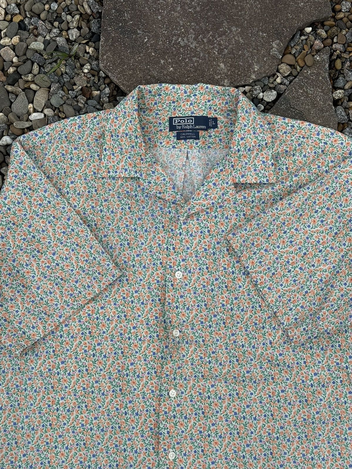 Polo Ralph Lauren × Vintage 90’s Polo Ralph Lauren vintage caldwell shirt sleeve shirt Size US L / EU 52-54 / 3 - 5 Thumbnail