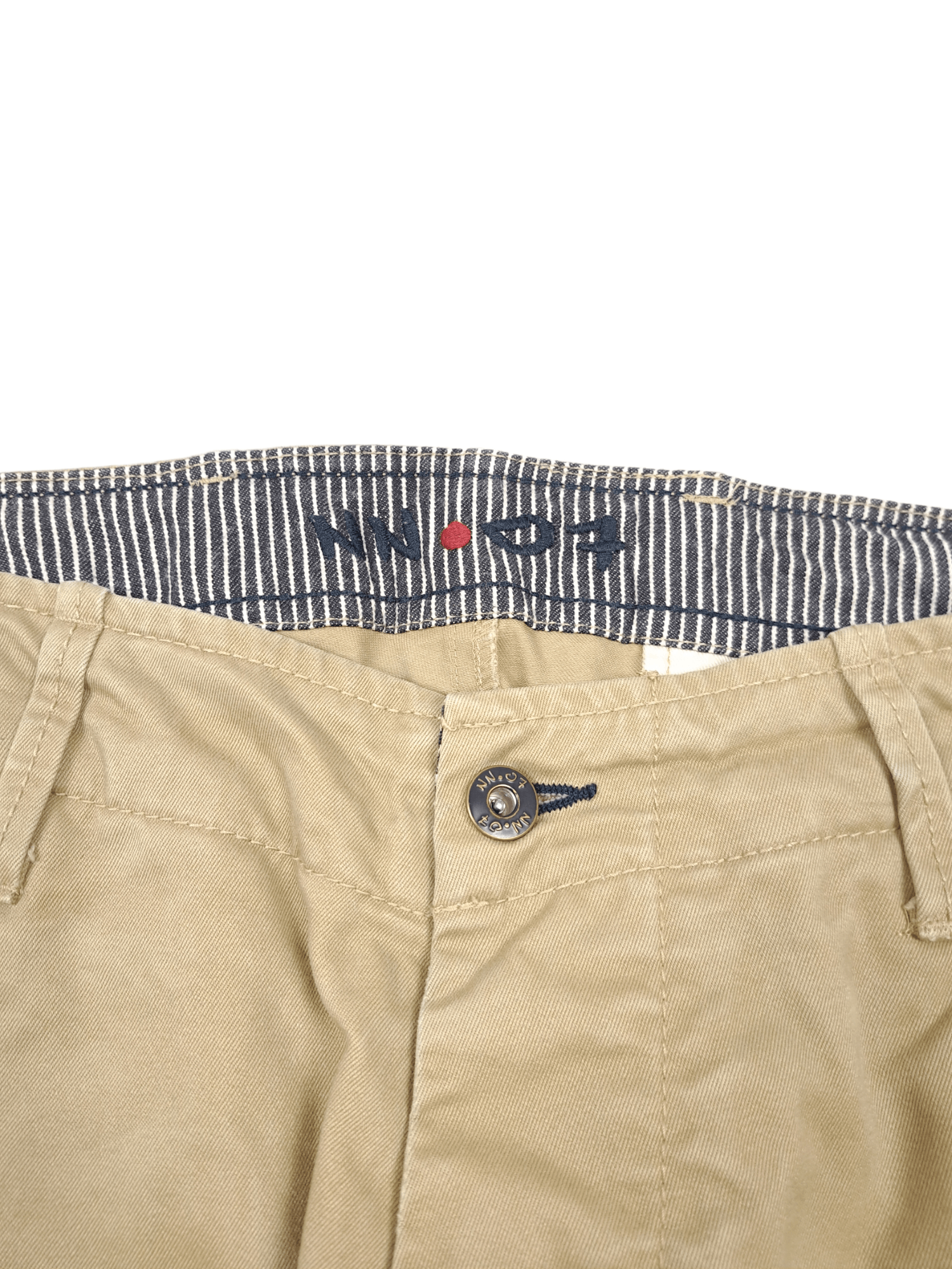 Designer × NN07 💎 NN07 Simon 31/32 Tapered Beige Trousers Size US 31 - 3 Thumbnail