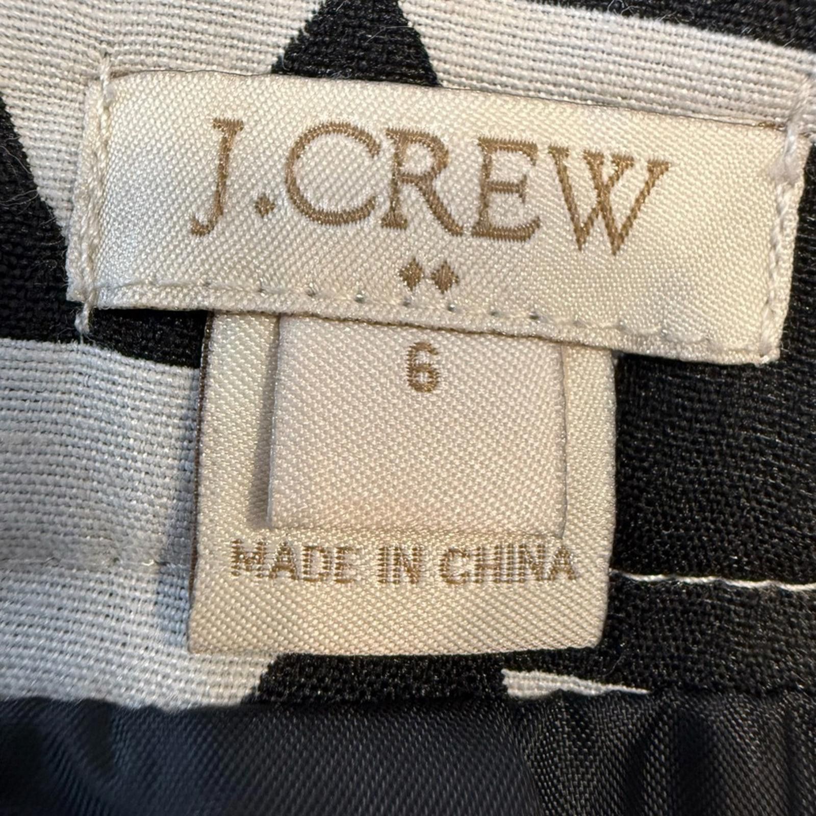 Other J. Crew Factory mini skirt black white diamond pattern SZ 6 Size 28" / US 6 / IT 42 - 5 Thumbnail