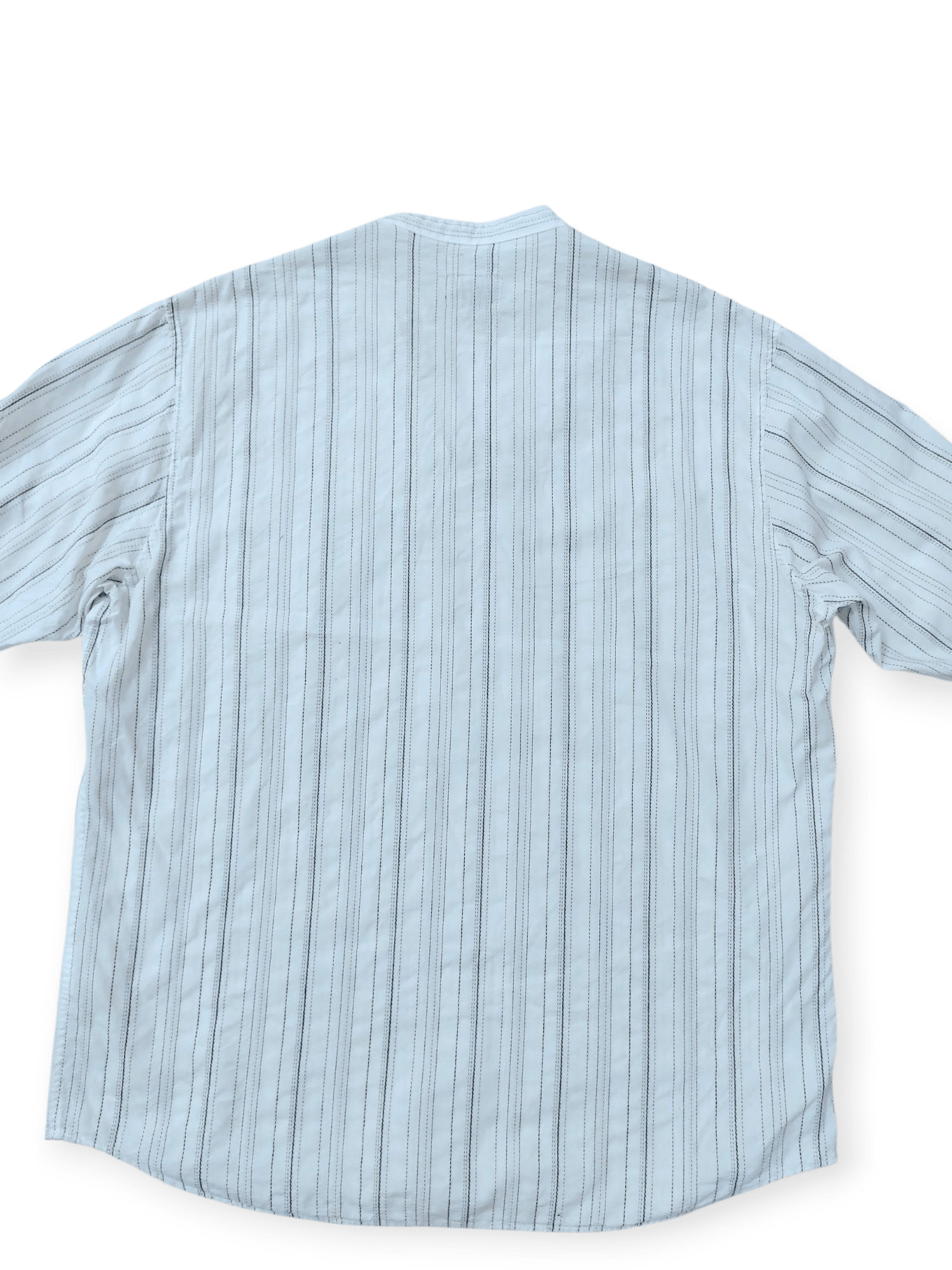PPFM PPFM Striped V-neck Relaxed Cotton Shirts Size US M / EU 48-50 / 2 - 10 Thumbnail