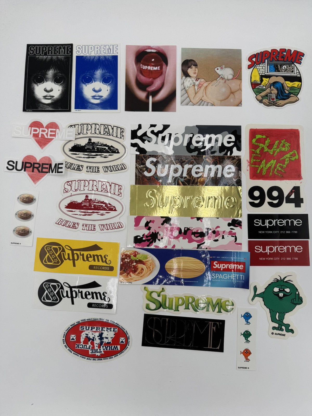 Supreme Supreme Assorted Lot of Stickers Size ONE SIZE - 1 Thumbnail