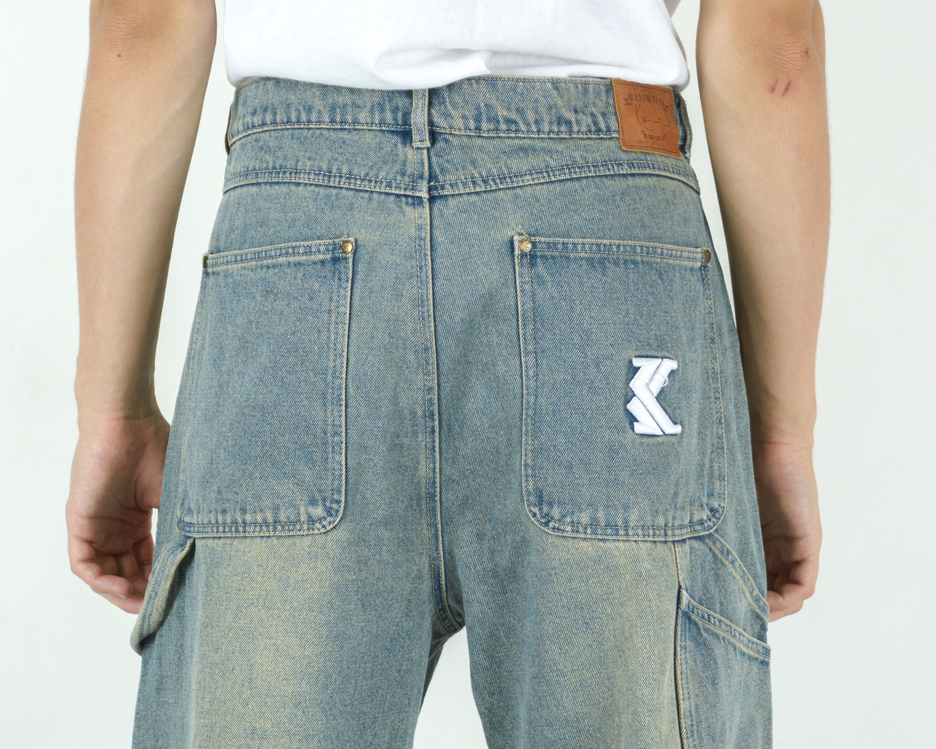 Karl Kani Men W40 L36 Relaxed Straight Jeans Denim Pants Trousers Rap Size US 40 / EU 56 - 5 Thumbnail
