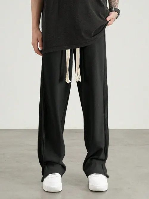 Japanese Brand Straight fit casual classic sweatpants big rope Size US 32 / EU 48 - 4 Thumbnail