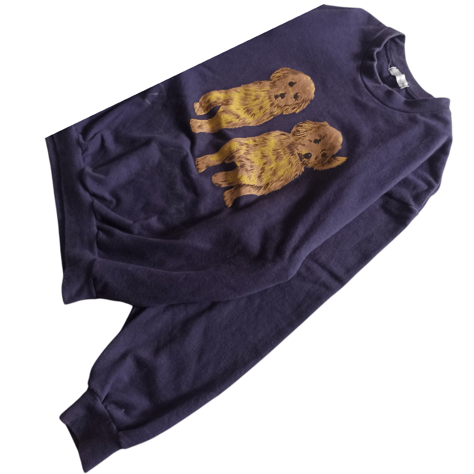 Edition Japan × Japanese Brand × Vintage Vintage Musee Dog Big Logo Purple Boxy Sweatshirt Size US M / EU 48-50 / 2 - 3 Thumbnail