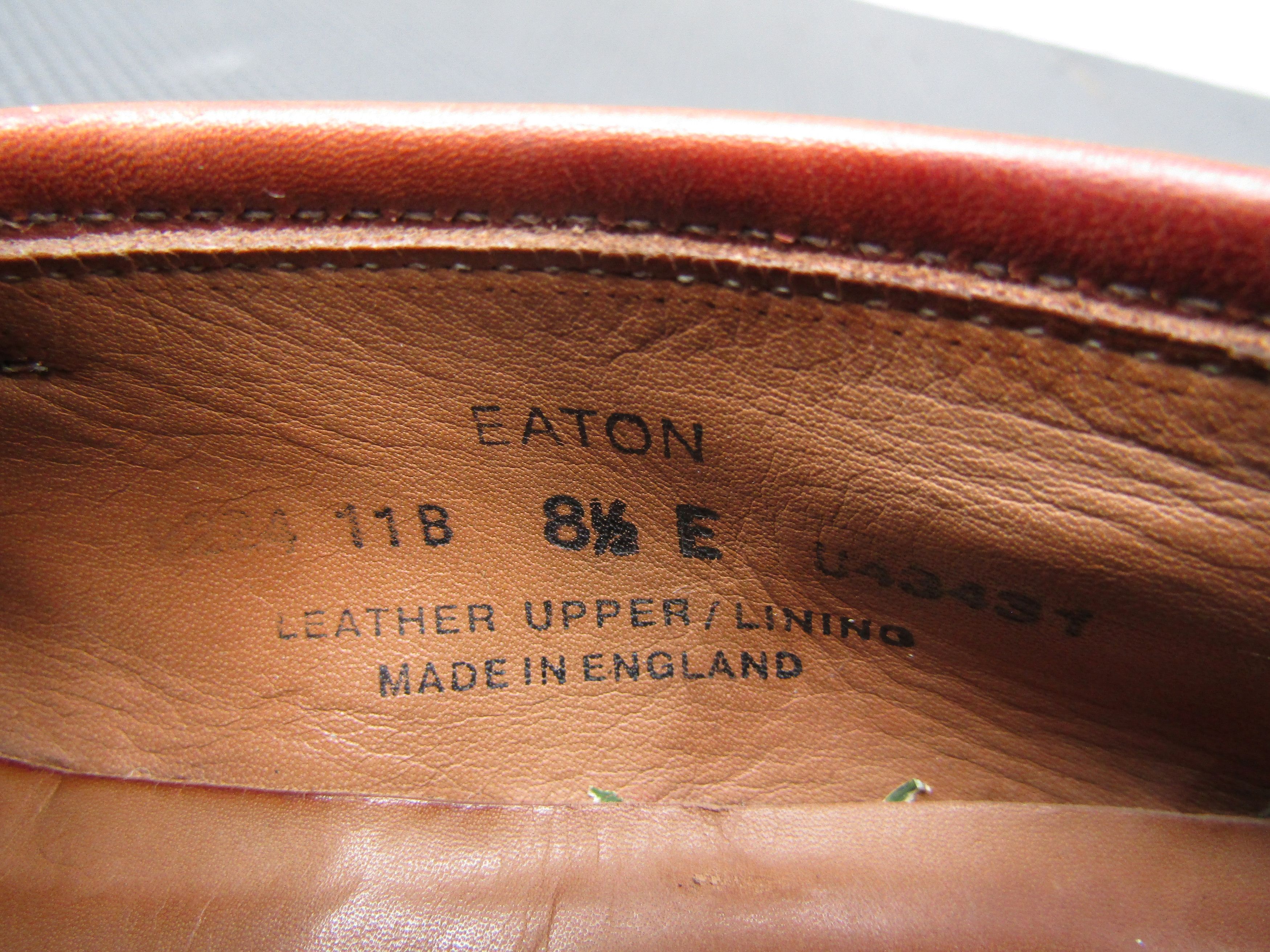 Crockett & Jones Crockett & Jones EATON Boston Brown Leather Penny Loafers Size US 9.5 / EU 42-43 - 4 Thumbnail