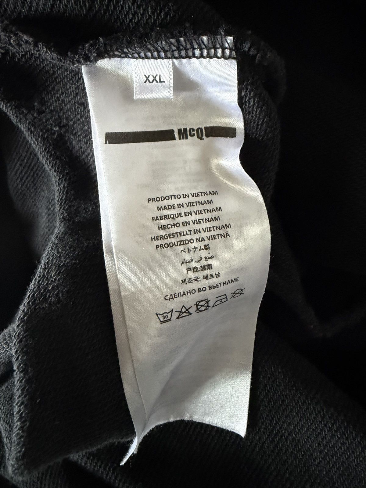 McQ Alexander McQueen MCQ Gothic Logo hoodie Size US XXL / EU 58 / 5 - 5 Thumbnail