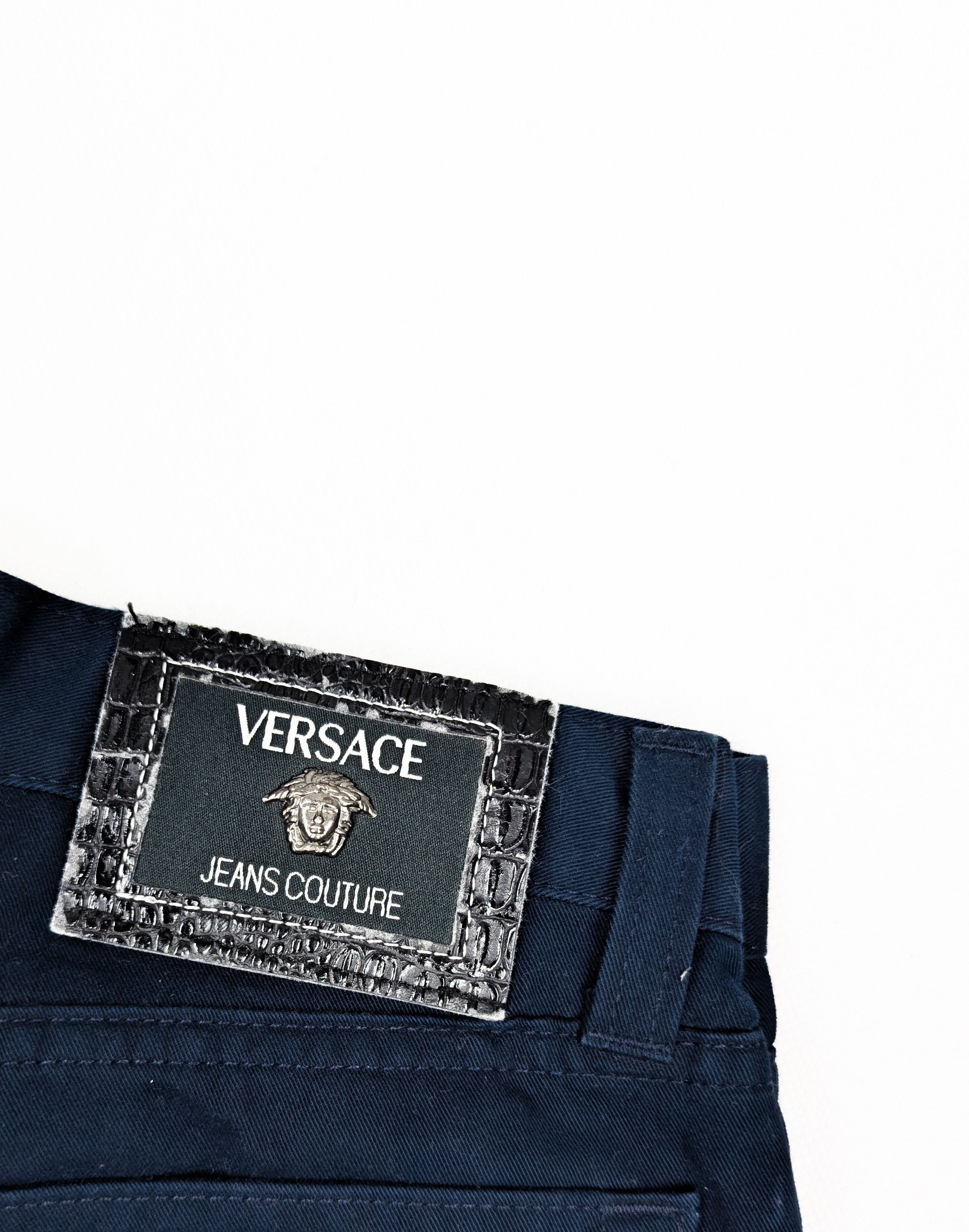 Versace Jeans Couture Versace Jeans Couture navy blue trousers S Size 26" / US 2 / IT 38 - 7 Thumbnail