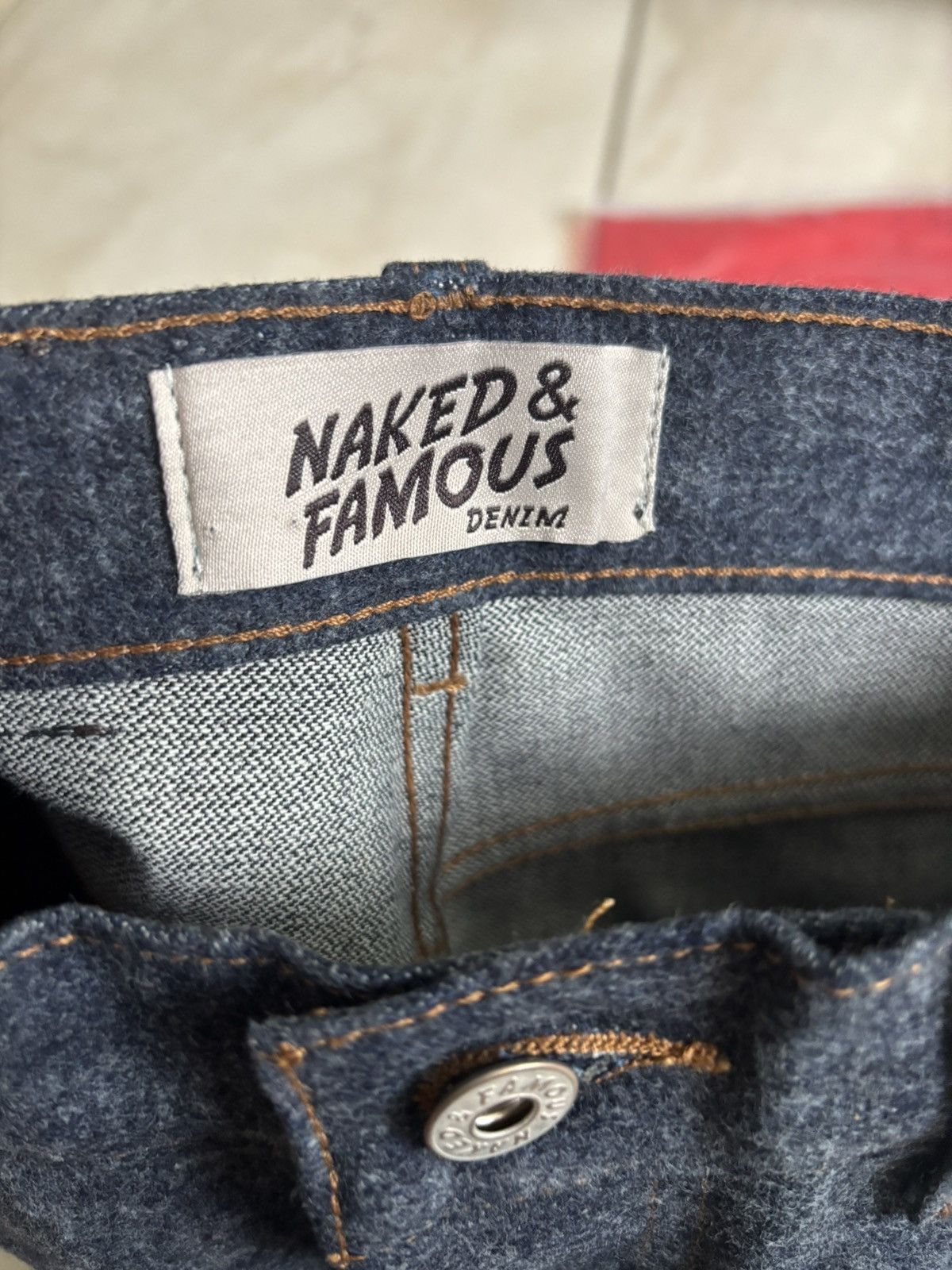 Naked & Famous Naked & Famous True Girl- Max Brush Selvedge Denim Size 26" / US 2 / IT 38 - 7 Thumbnail
