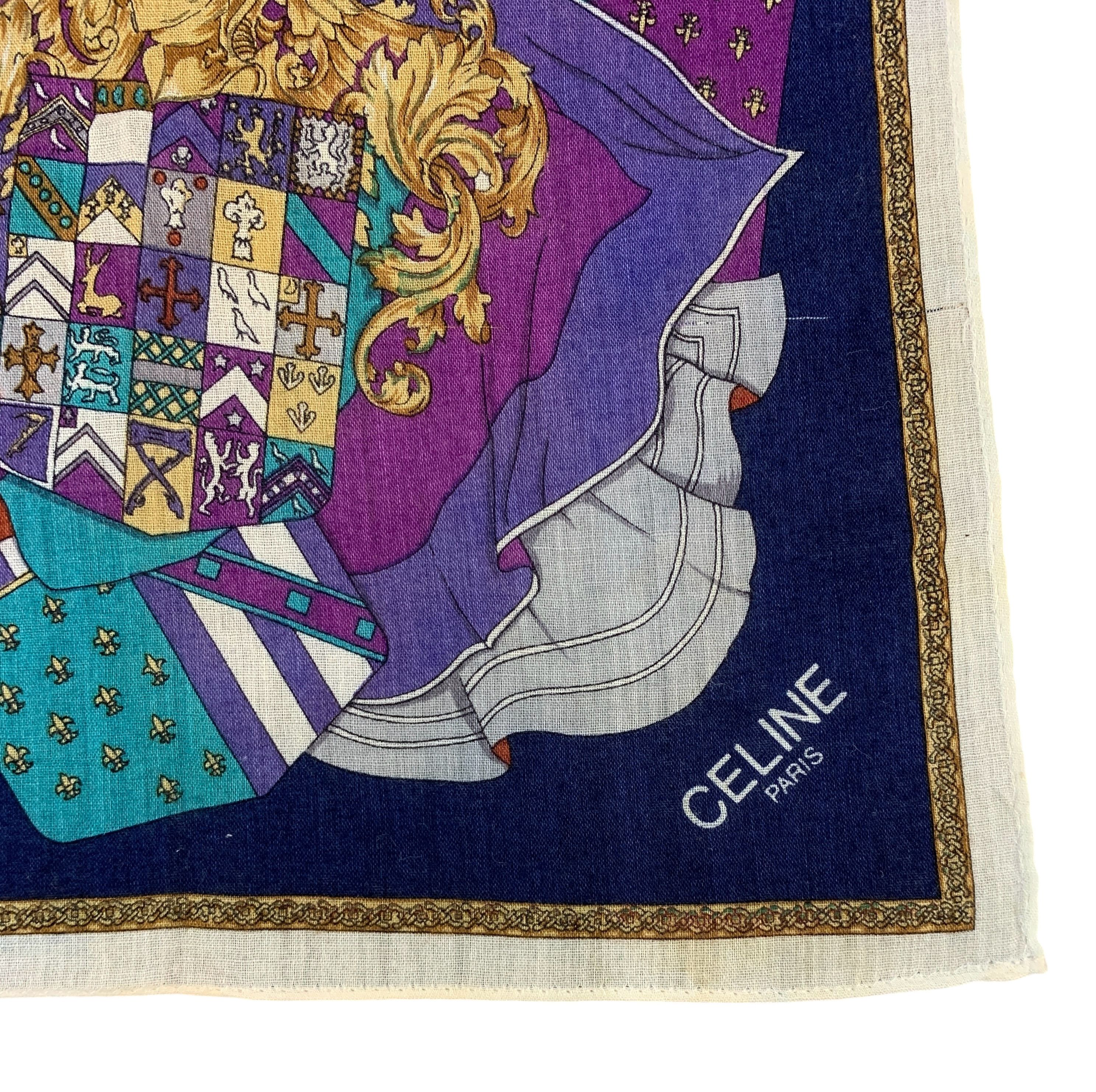 Celine × Vintage Vintage Celine Handkerchief/Neckerchief - HKA977 Size ONE SIZE - 9 Thumbnail