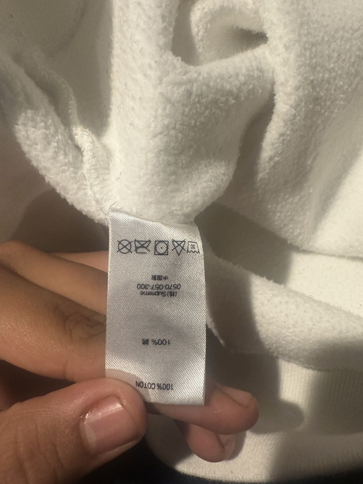 Supreme White and Grey sidelined supreme mens pullover hoodie (SS18) Size US S / EU 44-46 / 1 - 8 Thumbnail