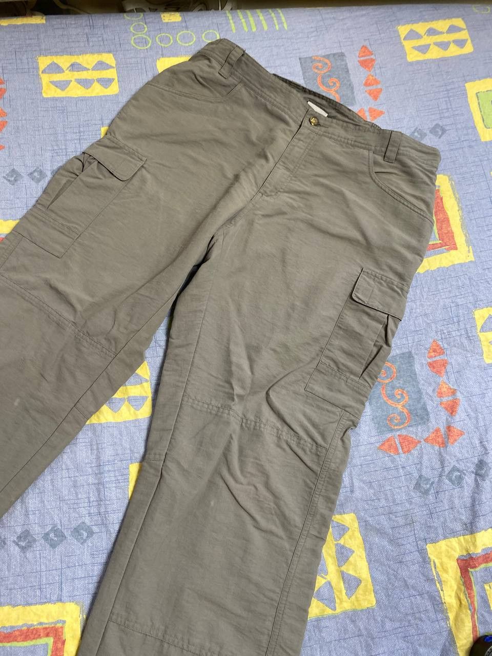 Jack Wolfskin Jack Wolfskins Vintage Mens Cargo Pants Y2K Size US 36 / EU 52 - 3 Thumbnail