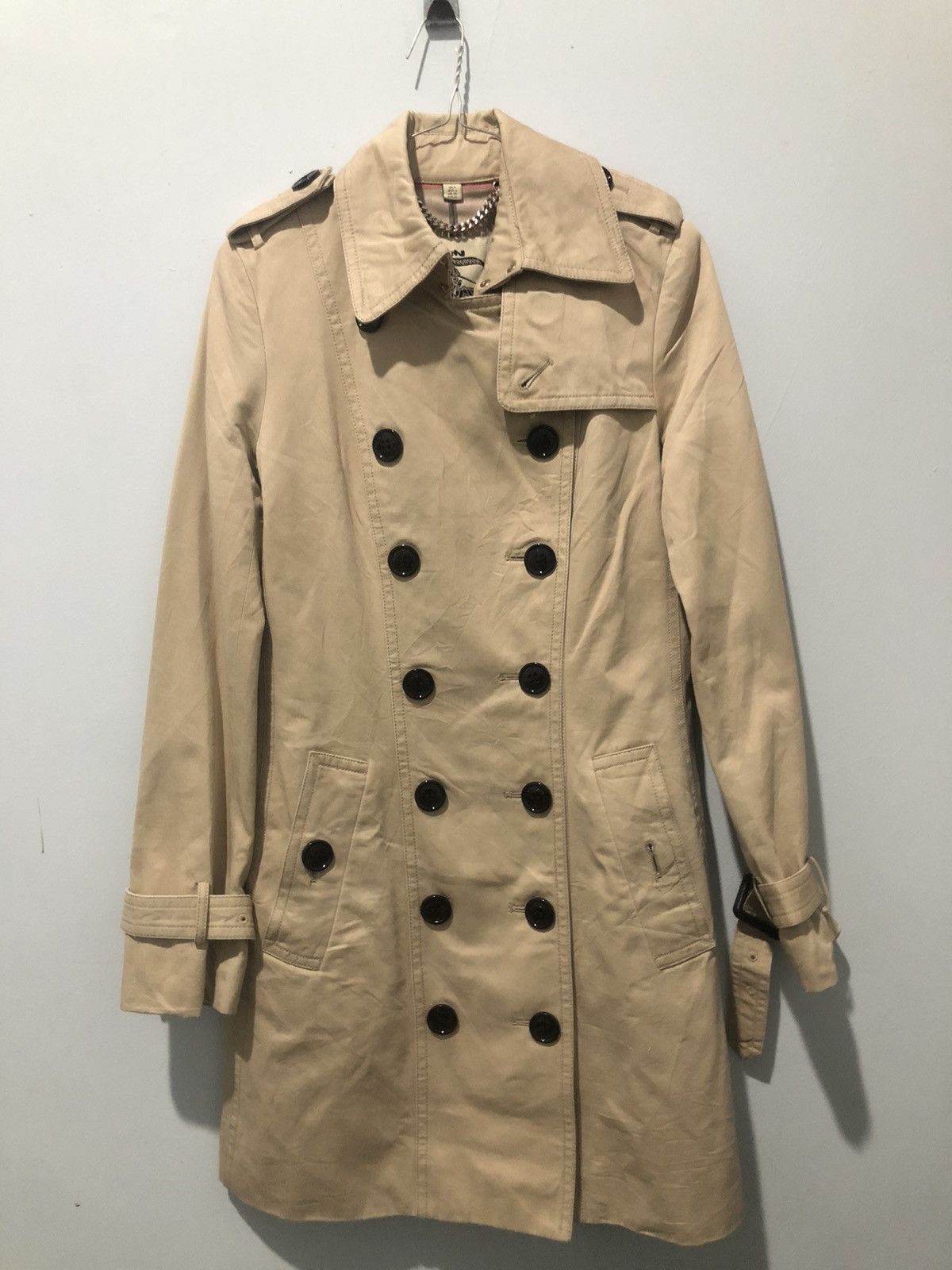 image of Burberry Coat in Brown, Women's (Size XS)