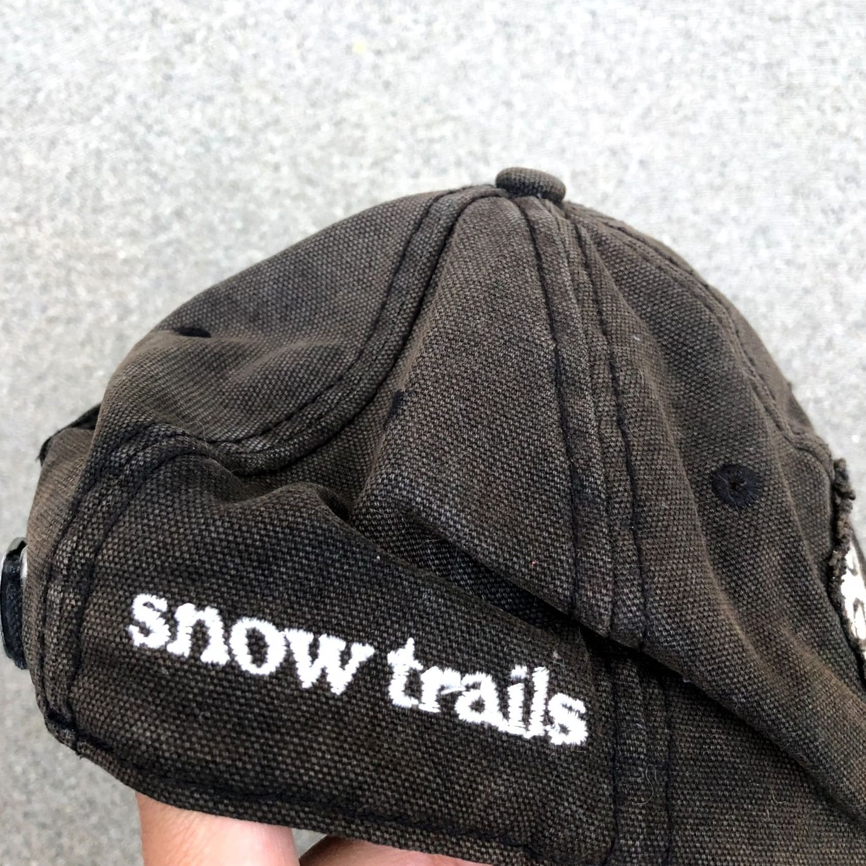 Rails AHEAD HEADWEAR Snowflake Snow Trails Baseball Hat Men's One Size Cap Size ONE SIZE - 4 Thumbnail