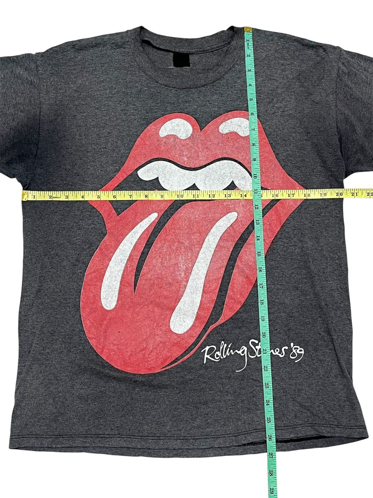 Vintage Vintage 80s Rolling Stones 'The North America Tour 1989' Size US L / EU 52-54 / 3 - 10 Thumbnail