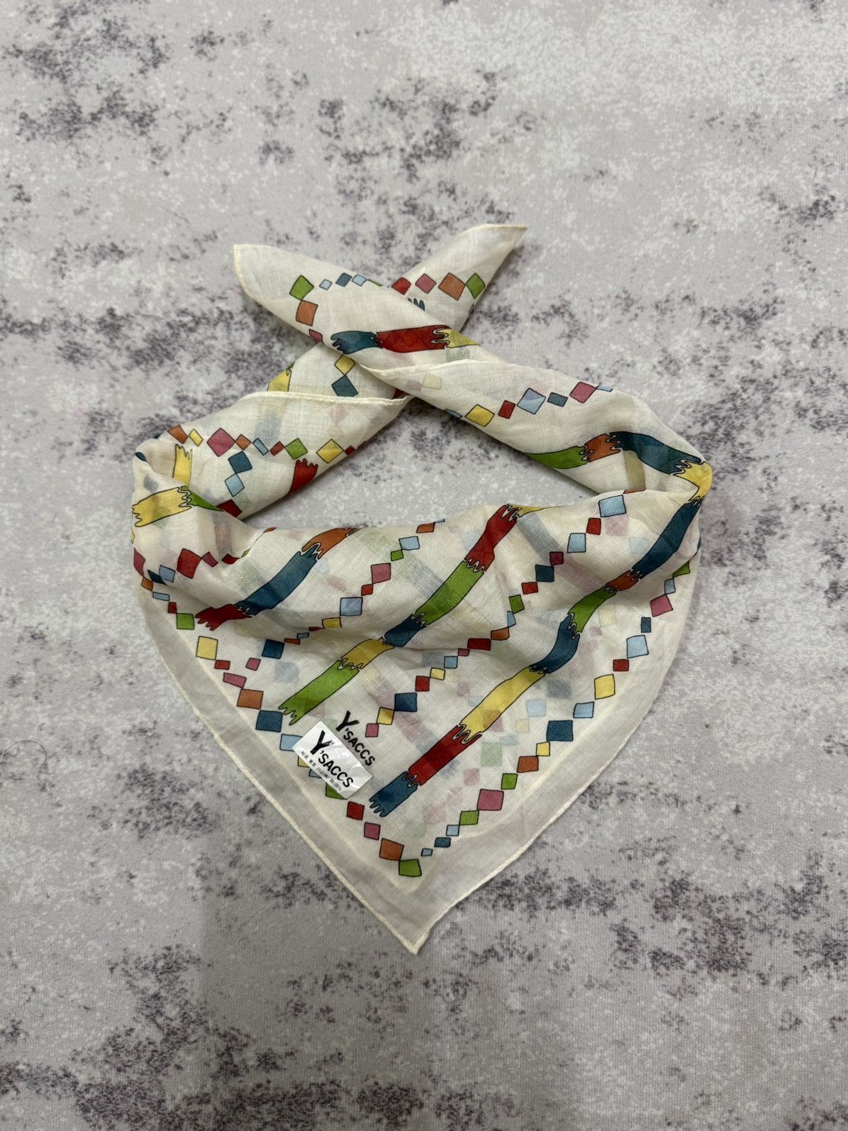 Yohji Yamamoto Vintage Y’saccs Yohji Yamamoto Handkerchief/PocketSquares Size ONE SIZE - 4 Thumbnail