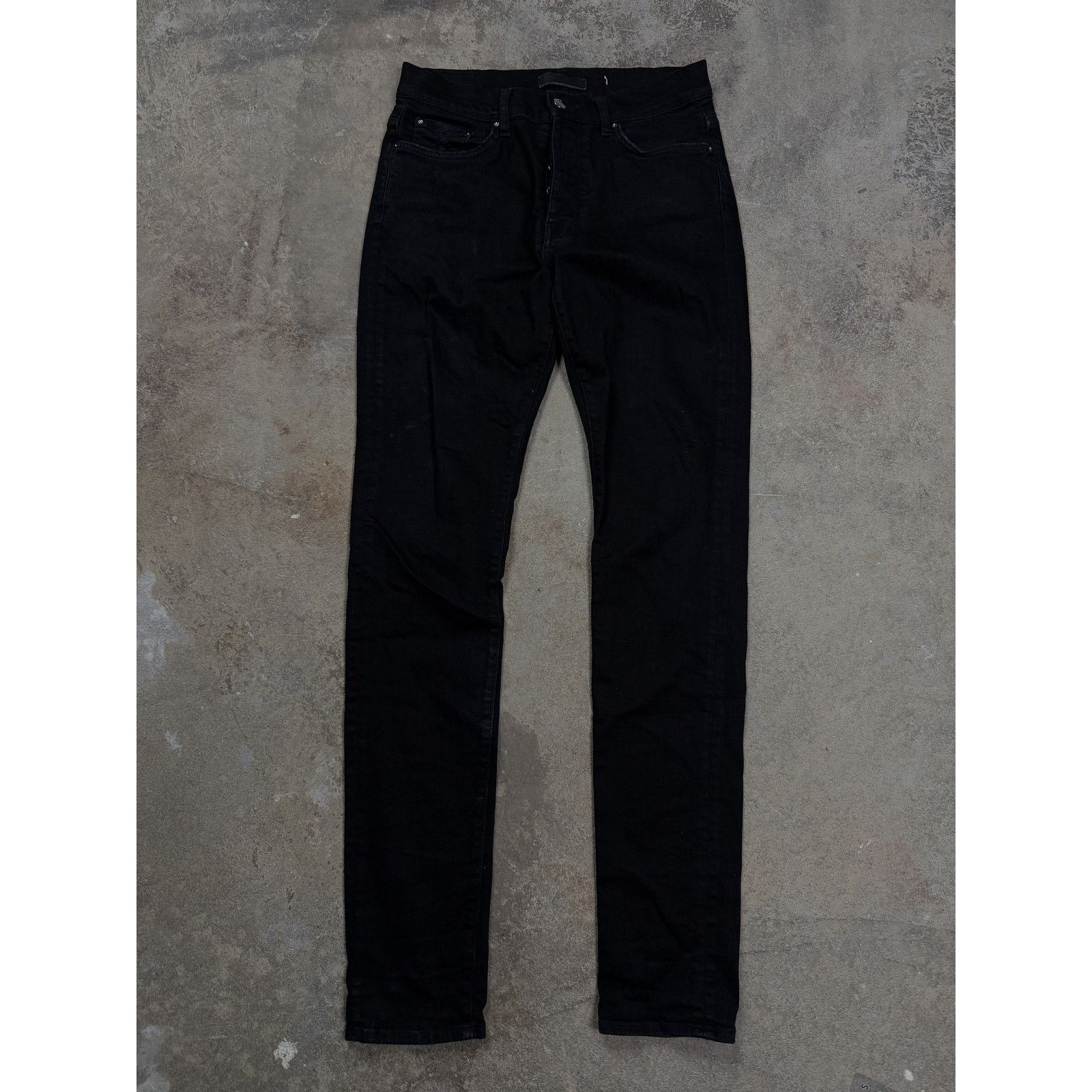 Amiri Amiri Jeans Black Thrasher Rip Used 33 Size US 33 - 1 Thumbnail