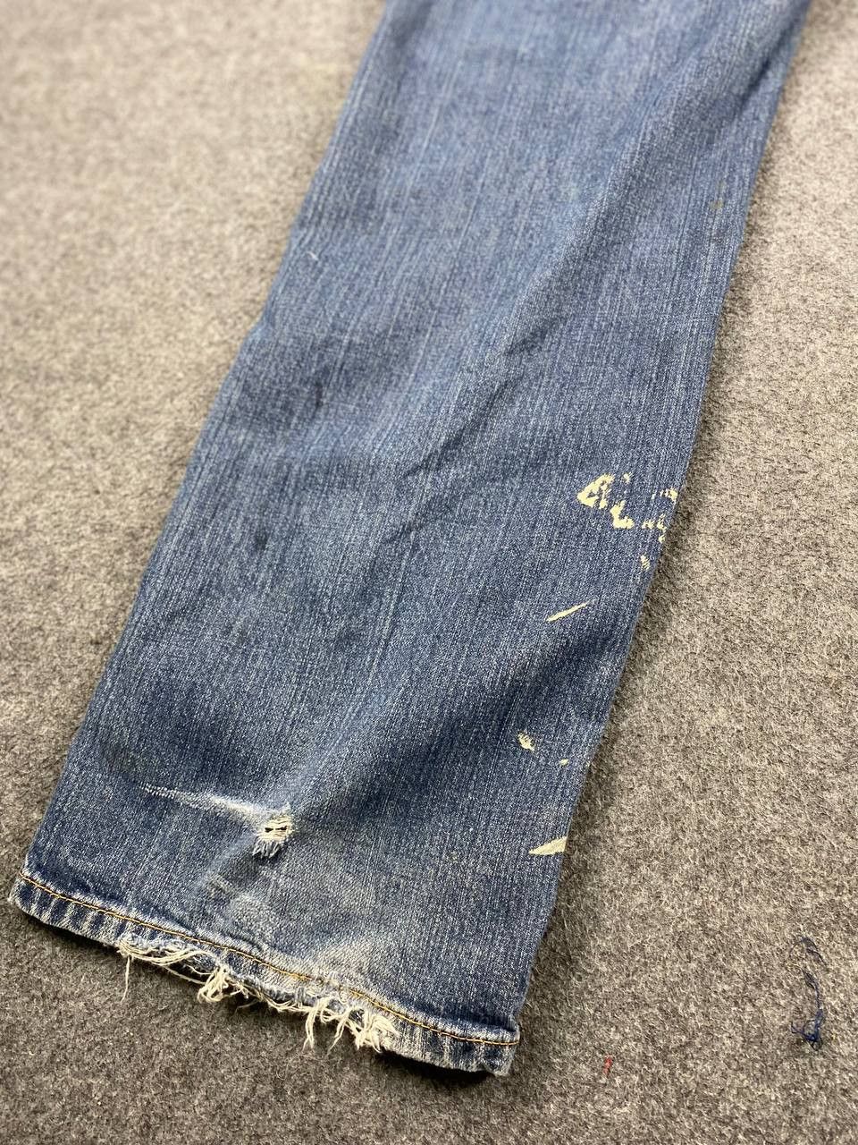 Levi's levis 559 paint splatter distressed denim Size US 40 / EU 56 - 4 Thumbnail